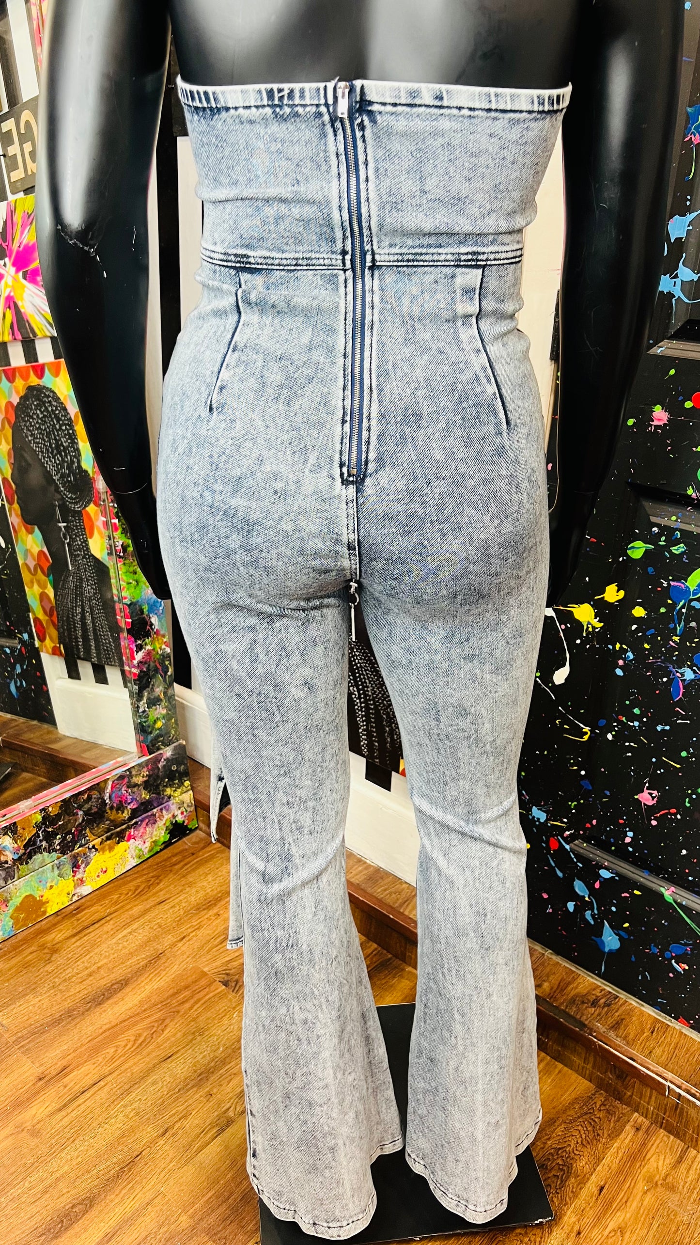 Vintage Inspired Denim Jumpsuit (12)