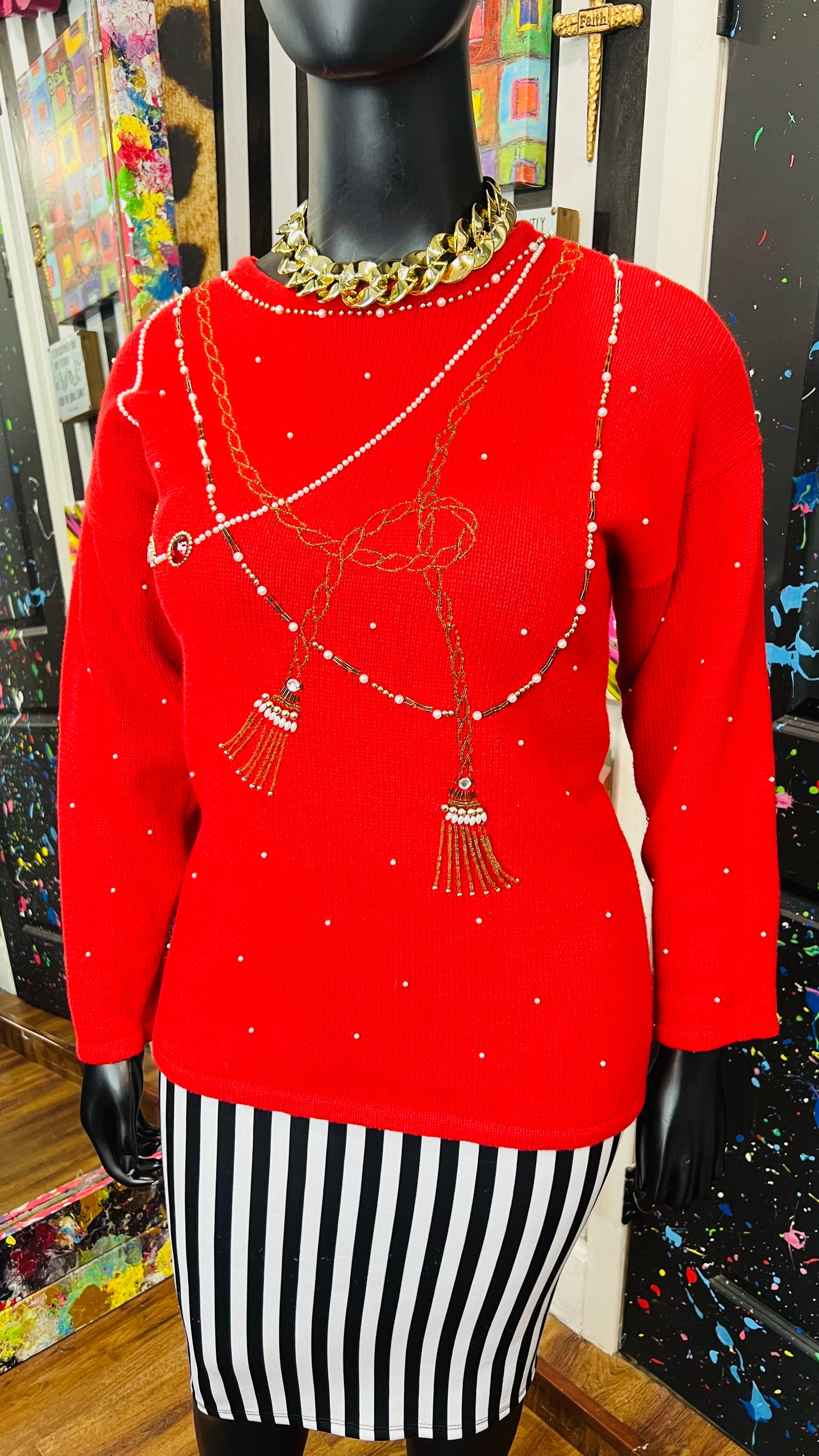 Vintage Sequin Sweater (18)