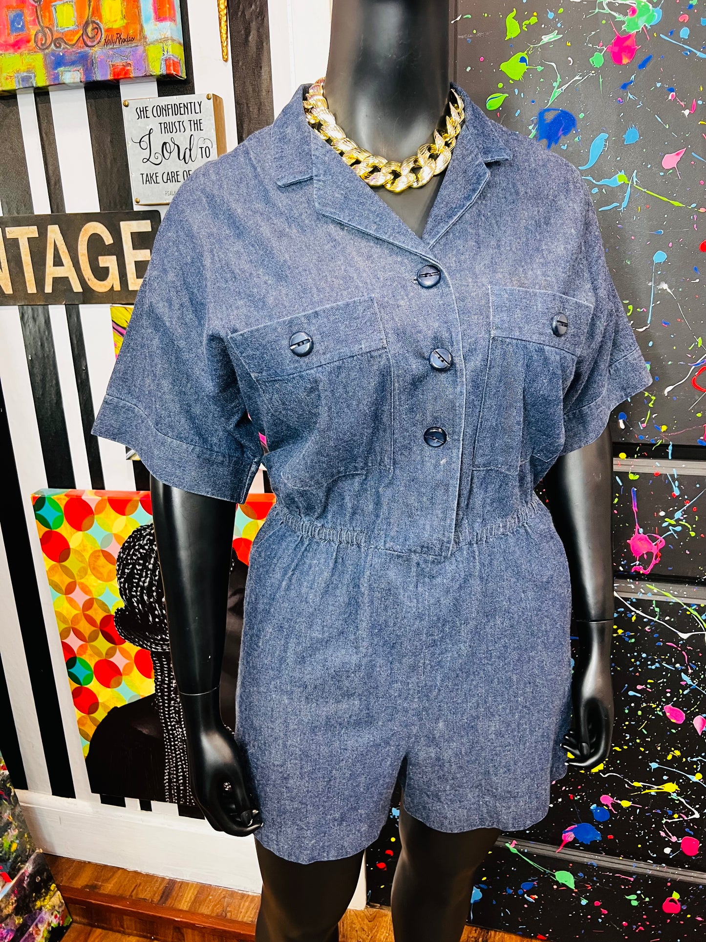 Vintage Denim Romper (18)