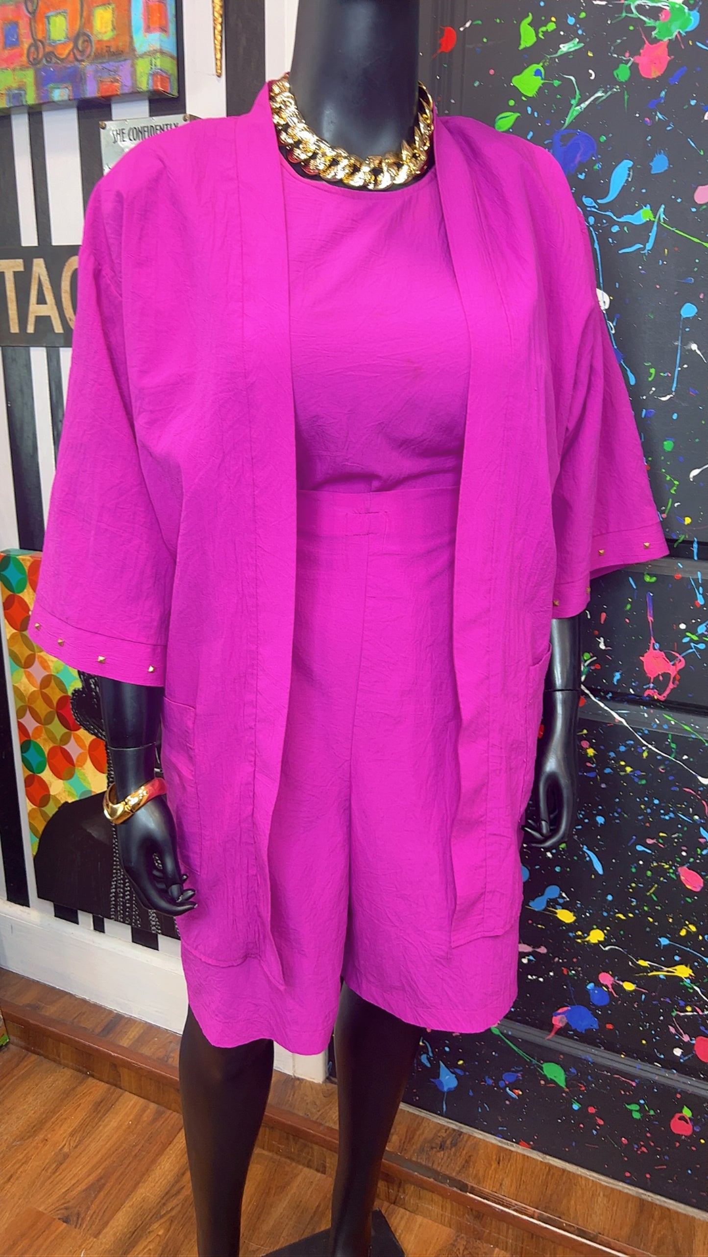 Vintage Shorts Set w/ Matching Duster (24W)