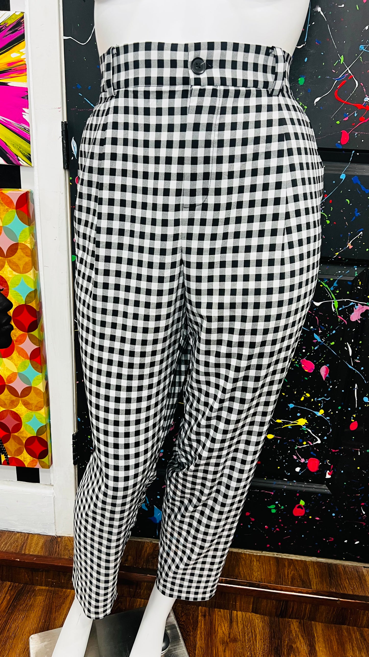 Black & White Checkered Pants (22)