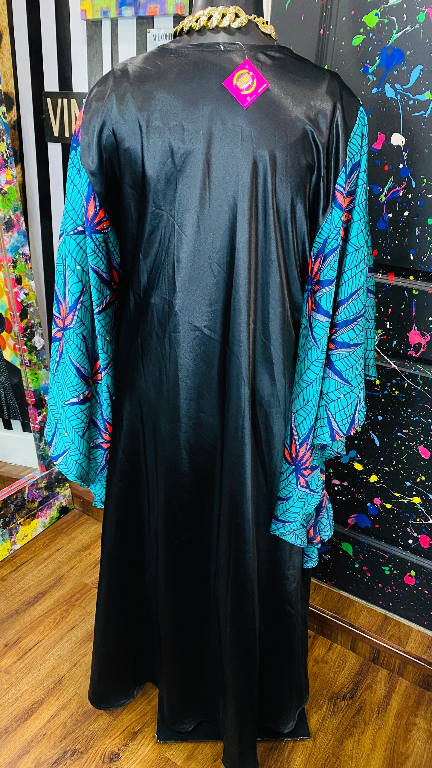 Vintage Kaftan Dress (OS)