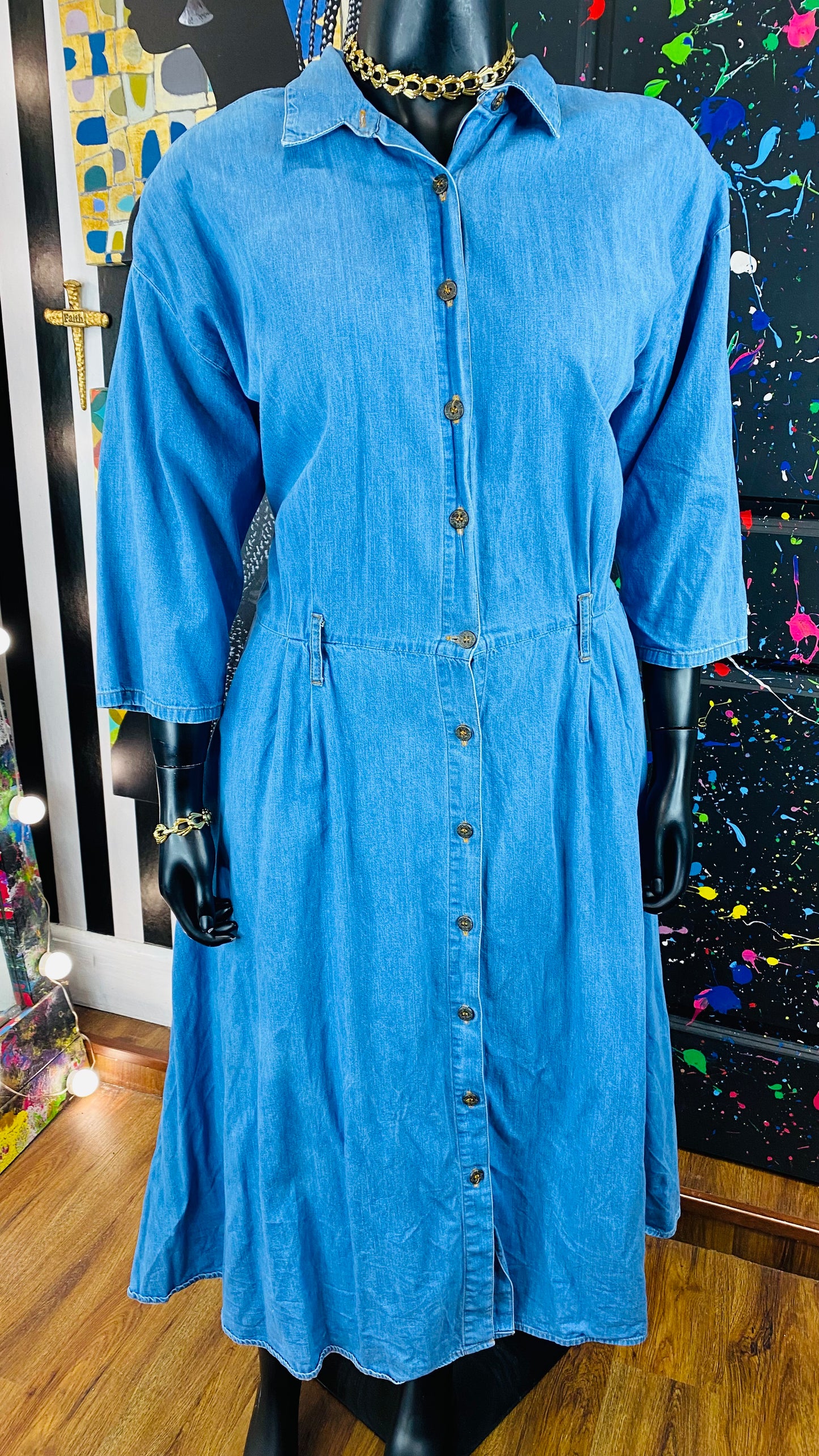 Vintage Denim Dress