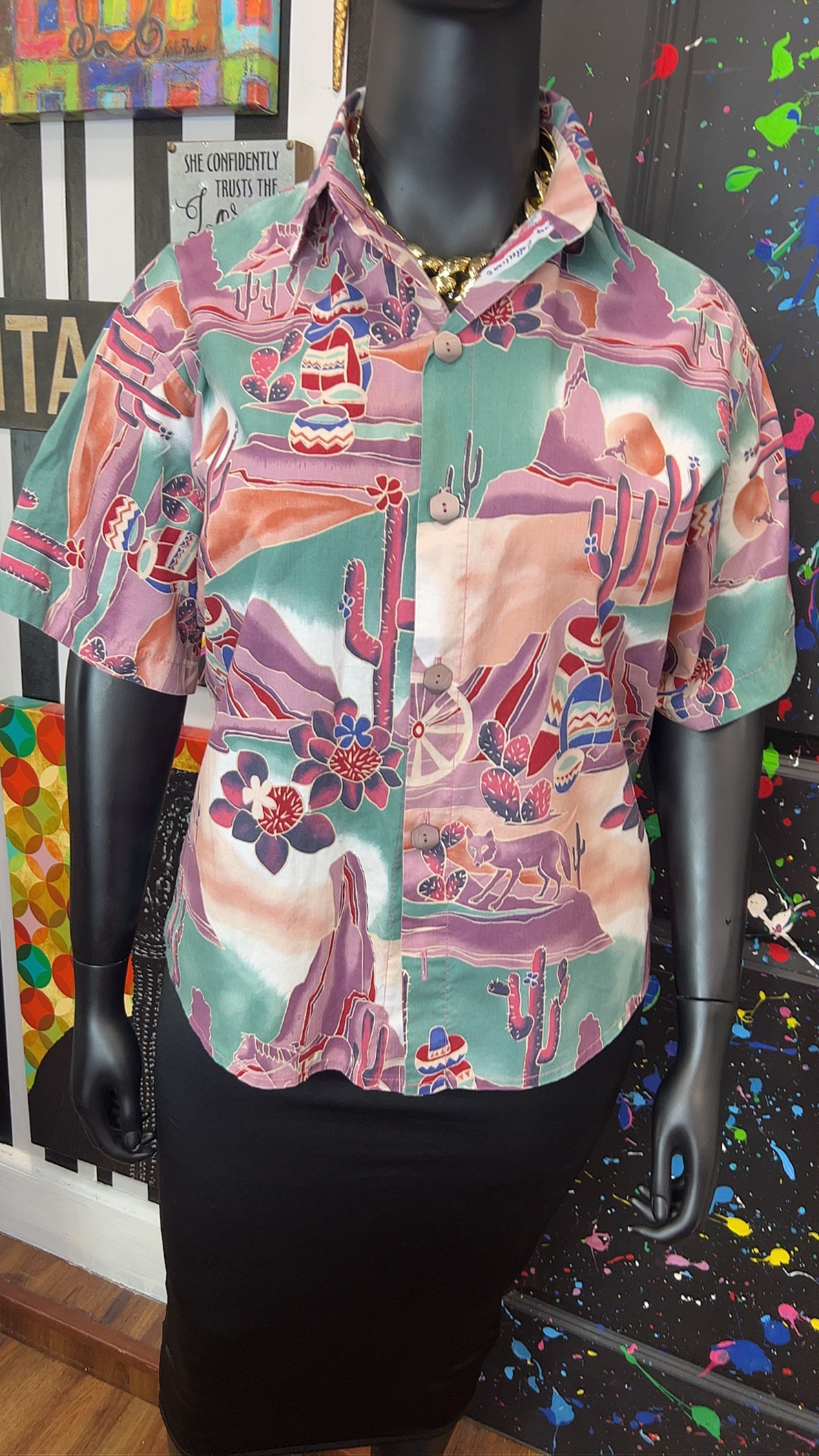 Vintage Western Blouse (18)