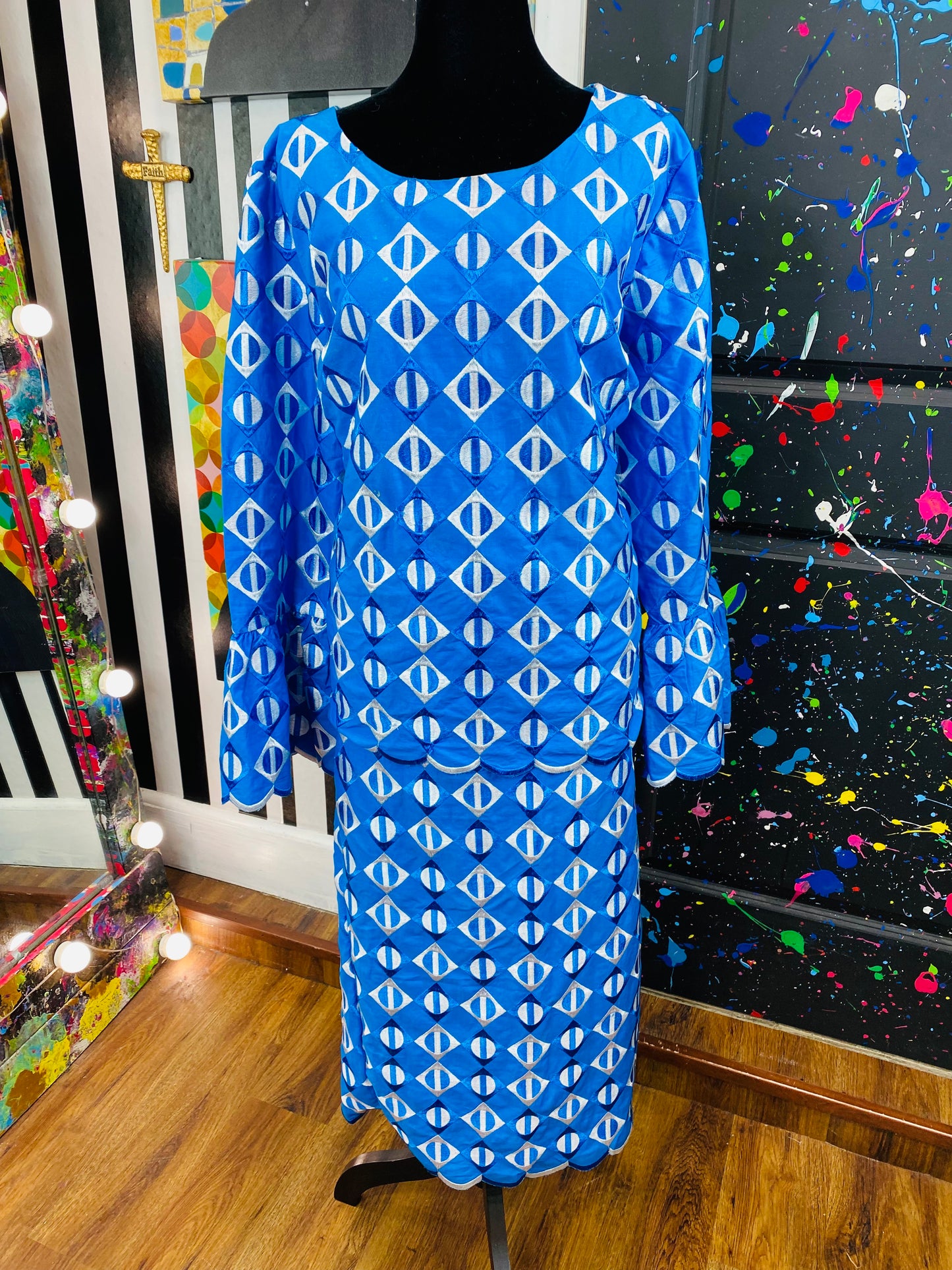 Vintage Ashro 2 piece Skirt Set