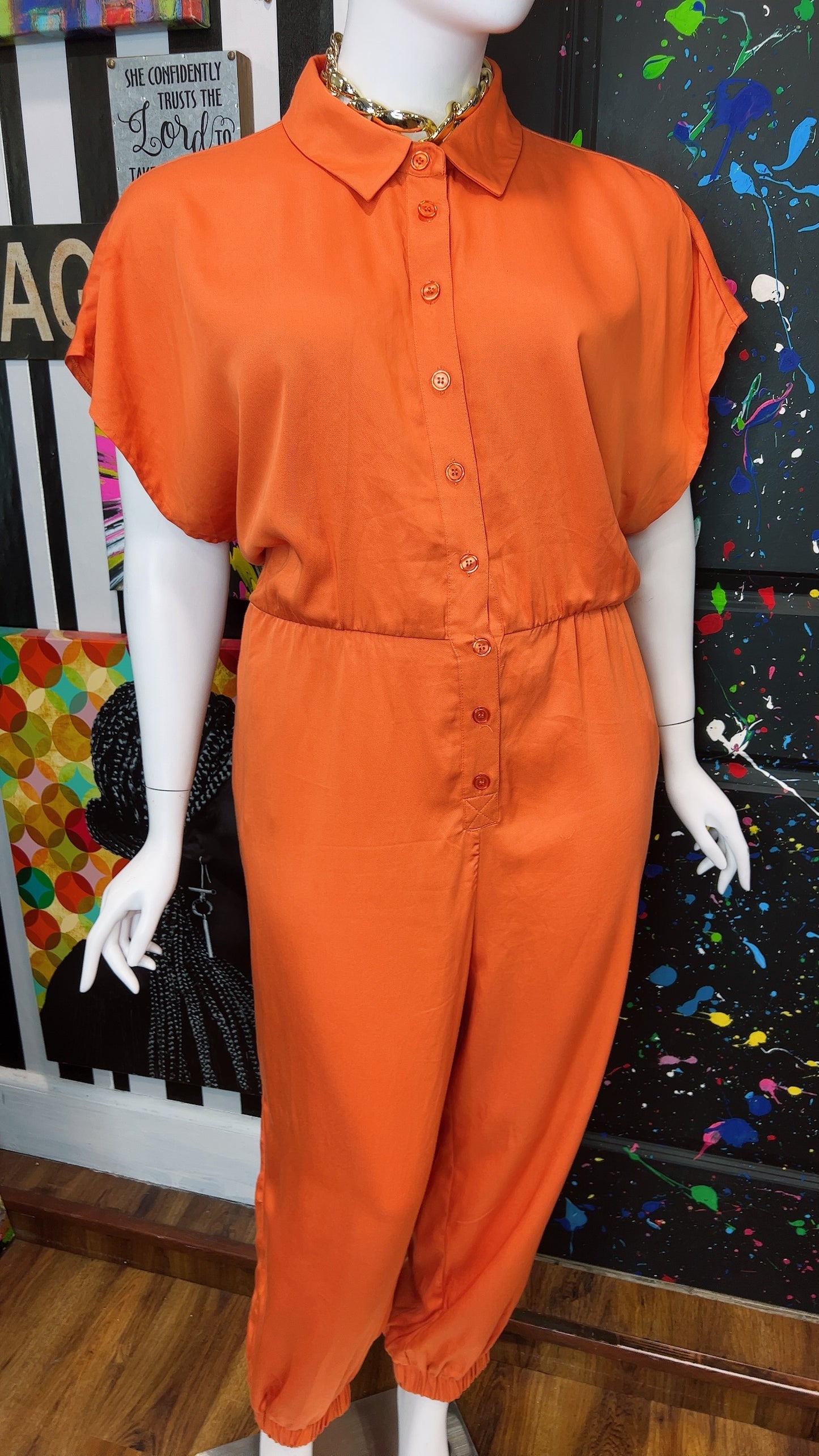 Eloquii Orange Jumpsuit (24)