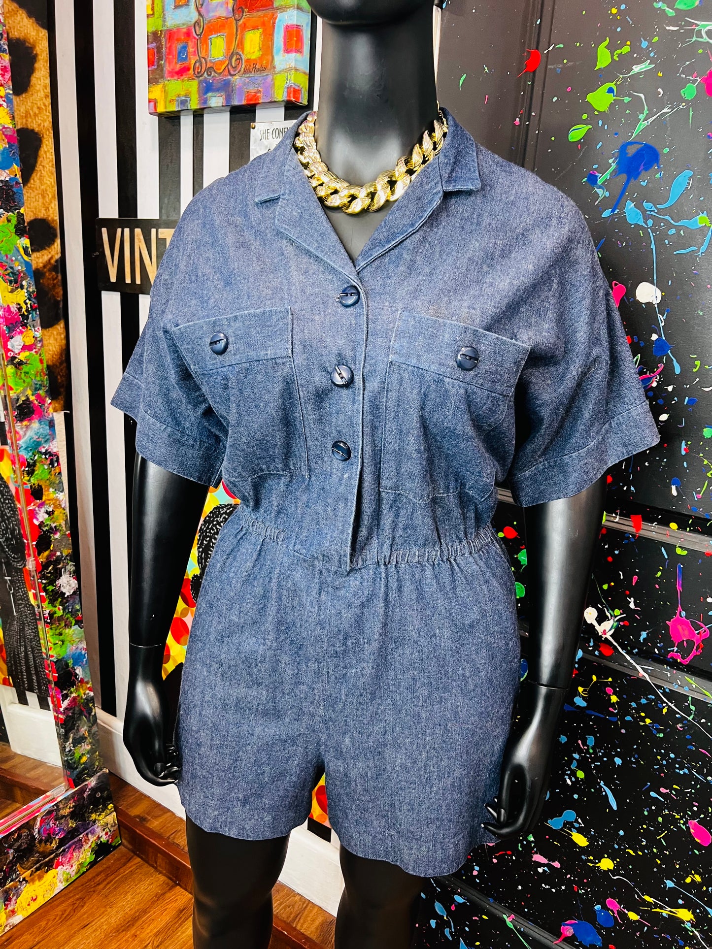 Vintage Denim Romper (18)