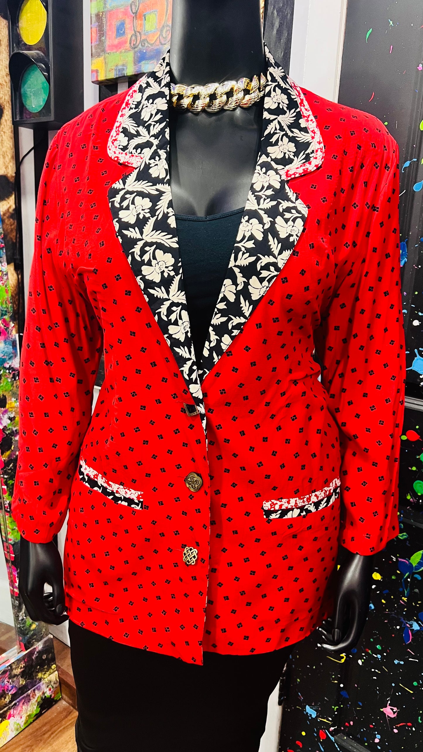 Vintage Carole Little Blazer (16)