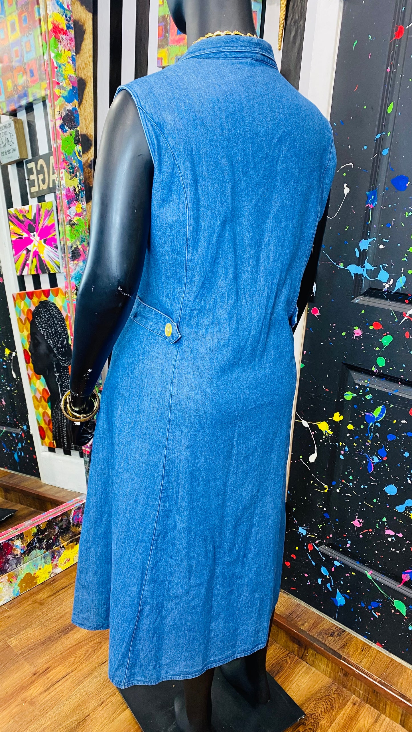 Vintage Denim Dress (24W)