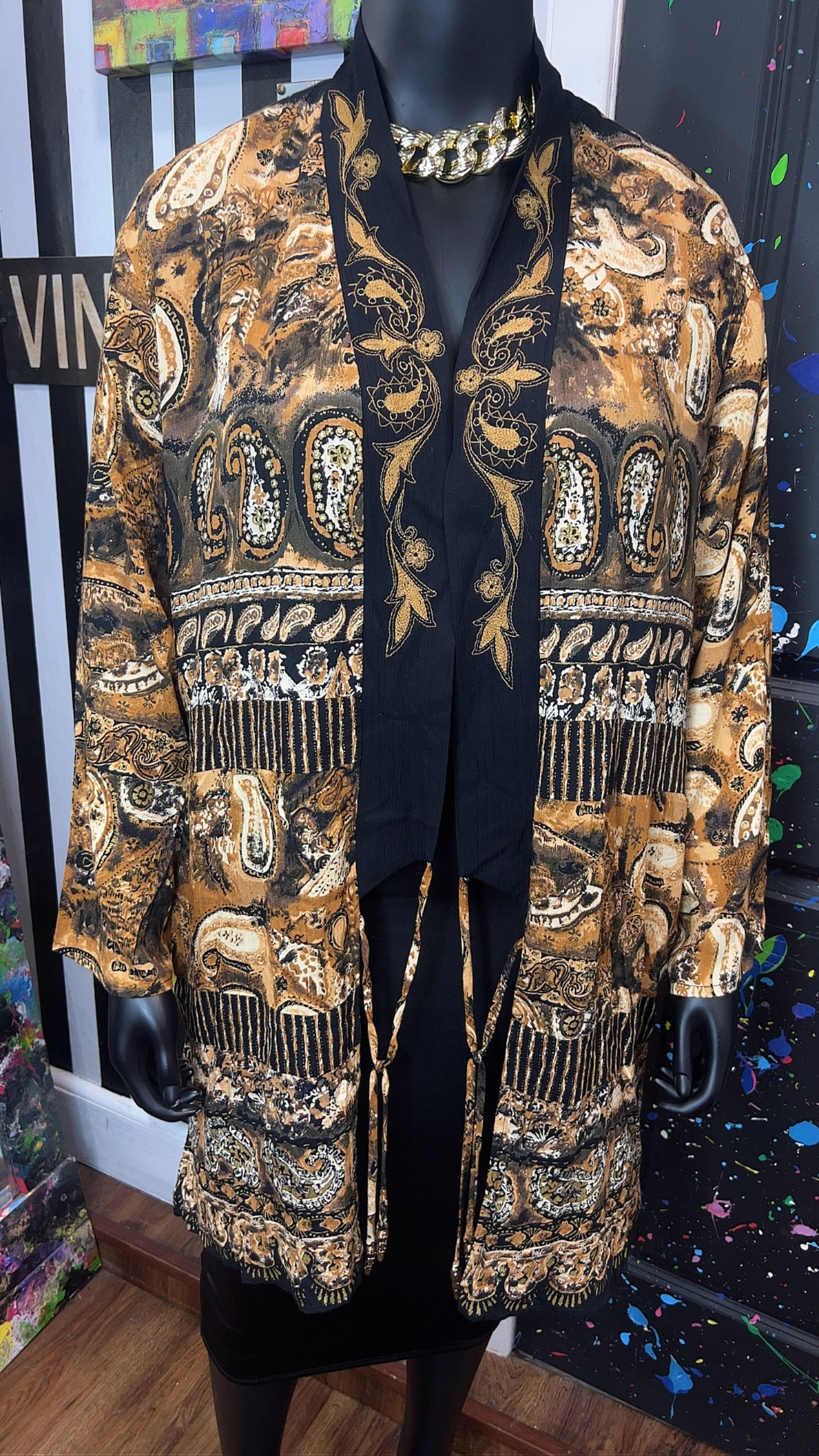 Vintage Rayon Carole Little Duster (24)