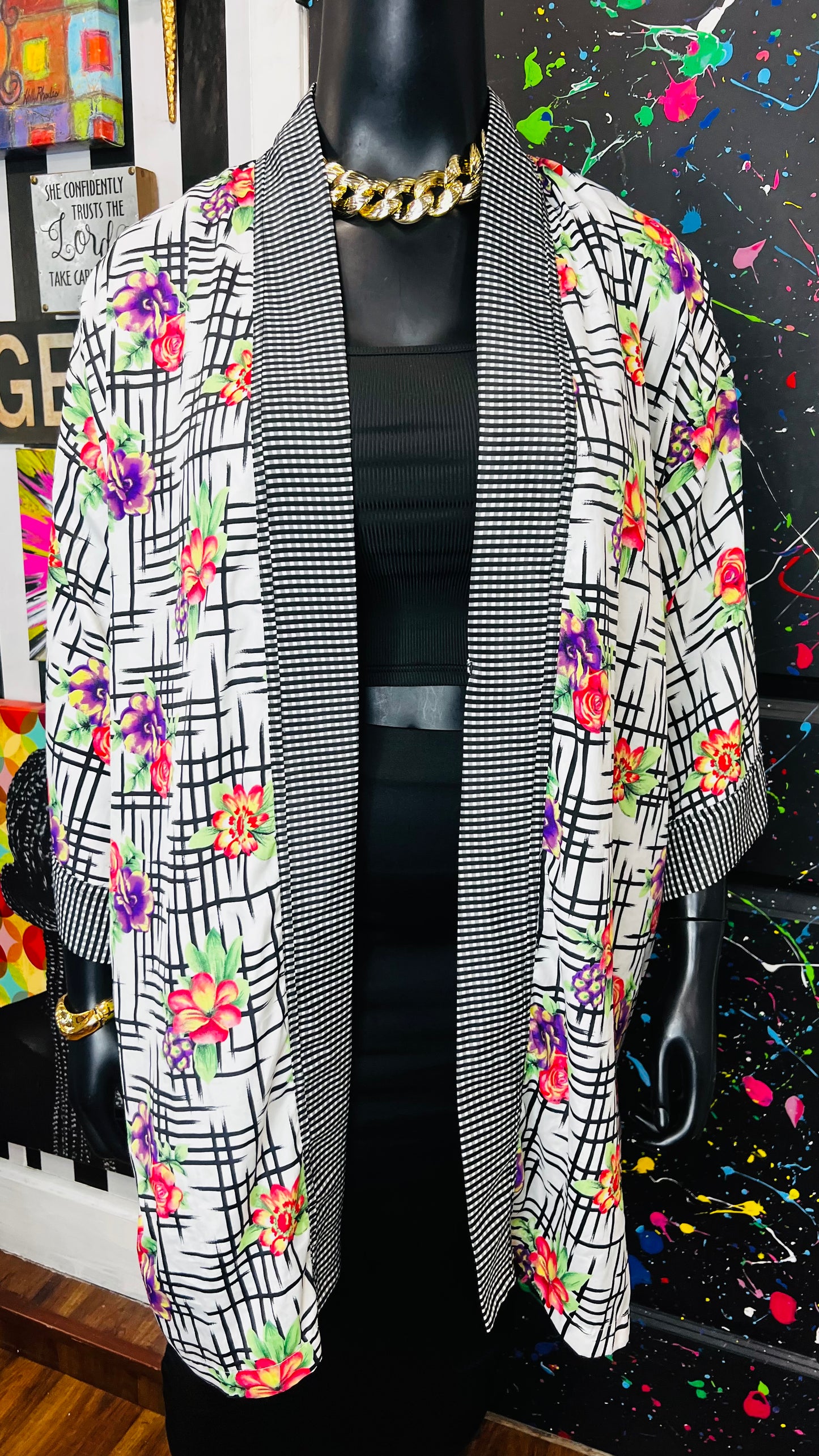 Vintage Victoria Secret Floral Duster (OS)