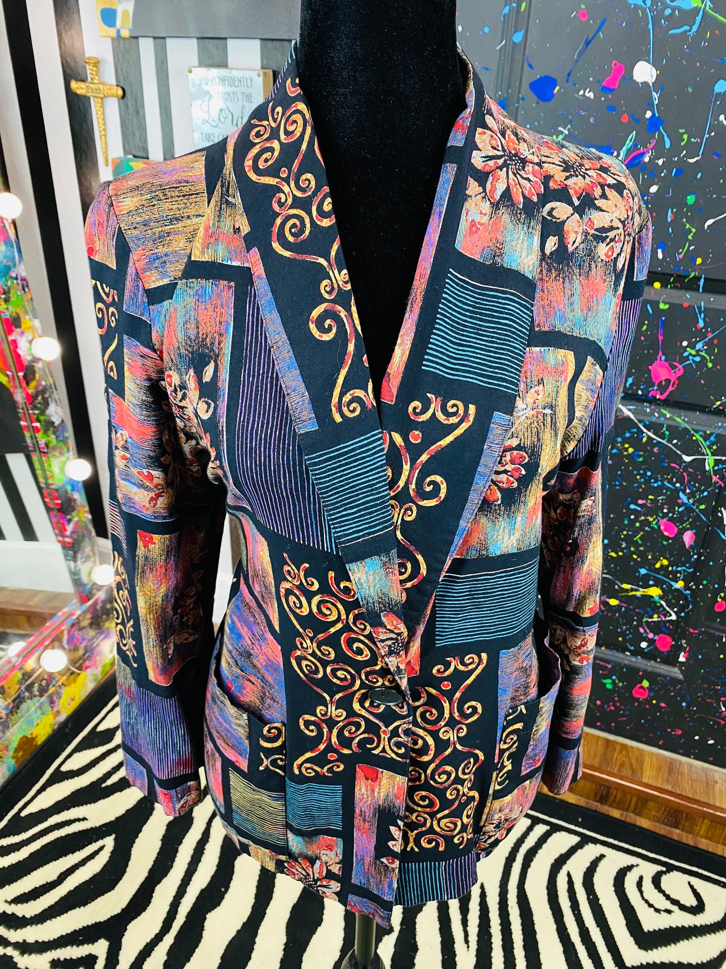Vintage Kensington Square lightweight Blazer