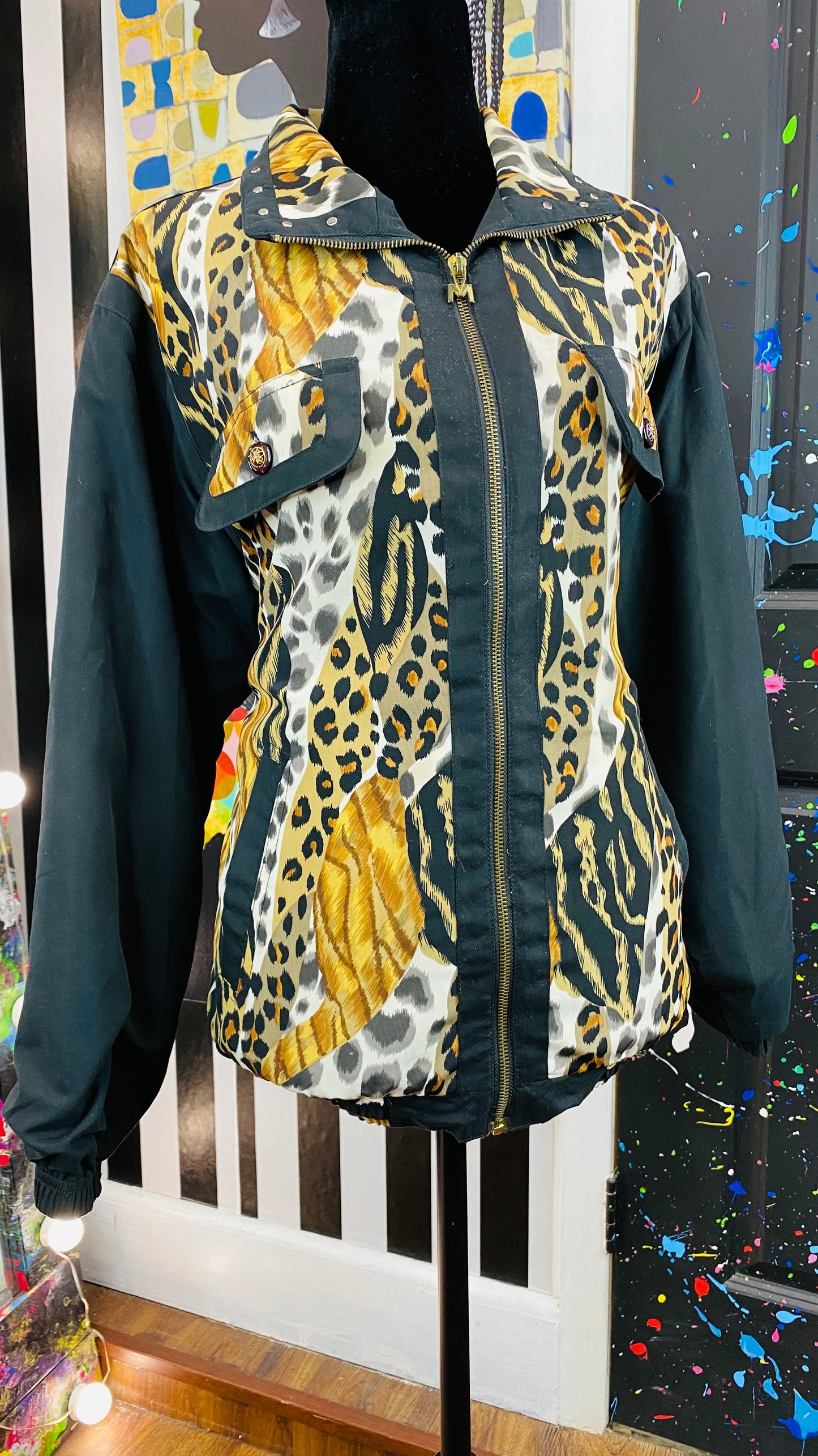 Mureil Animal Print Lightweight Jacket