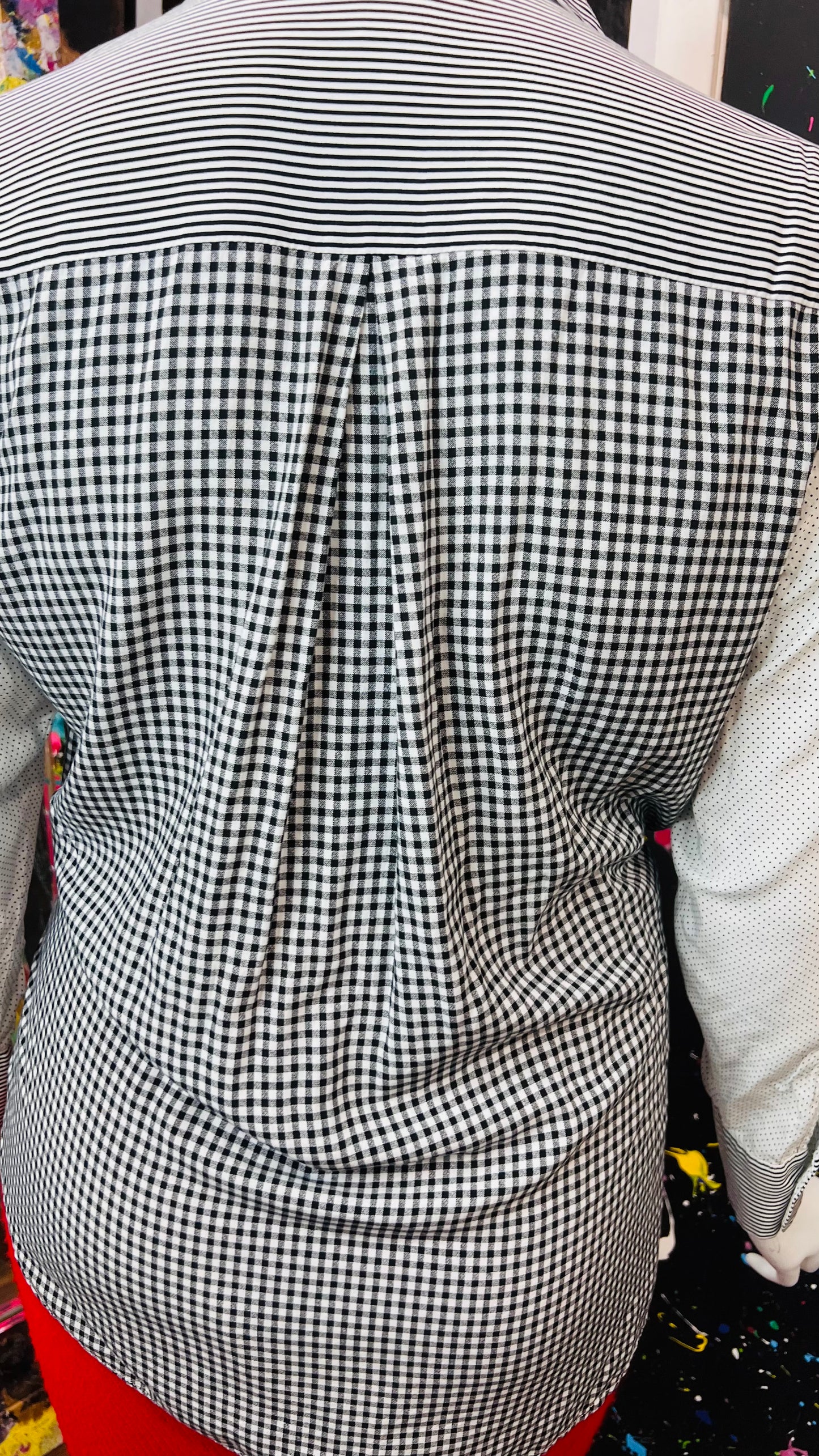 Lane Bryant Mix Black & White Print Blouse (18/20)