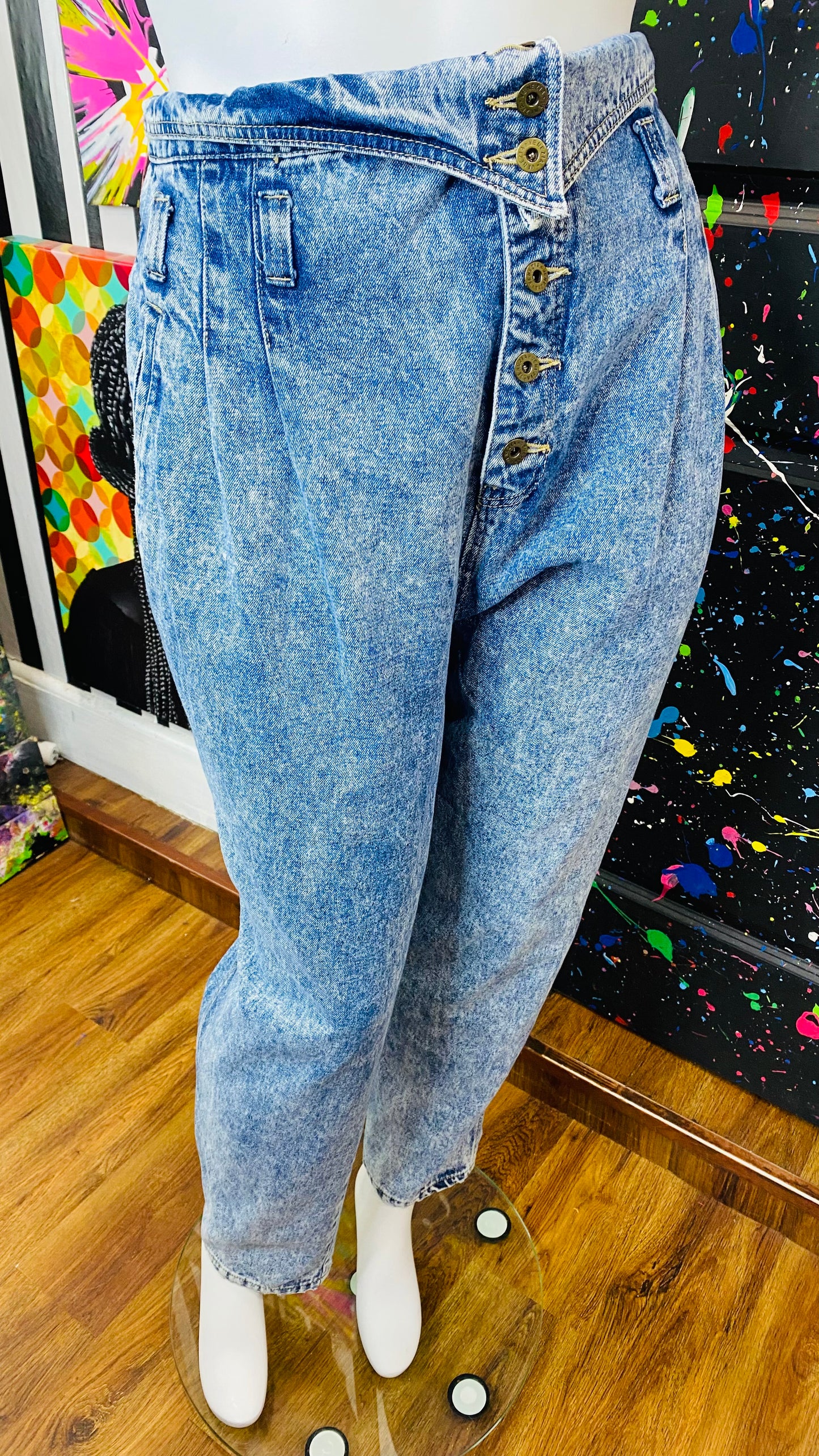 Vintage High Waist Jeans (22)- Fits Like 14/16