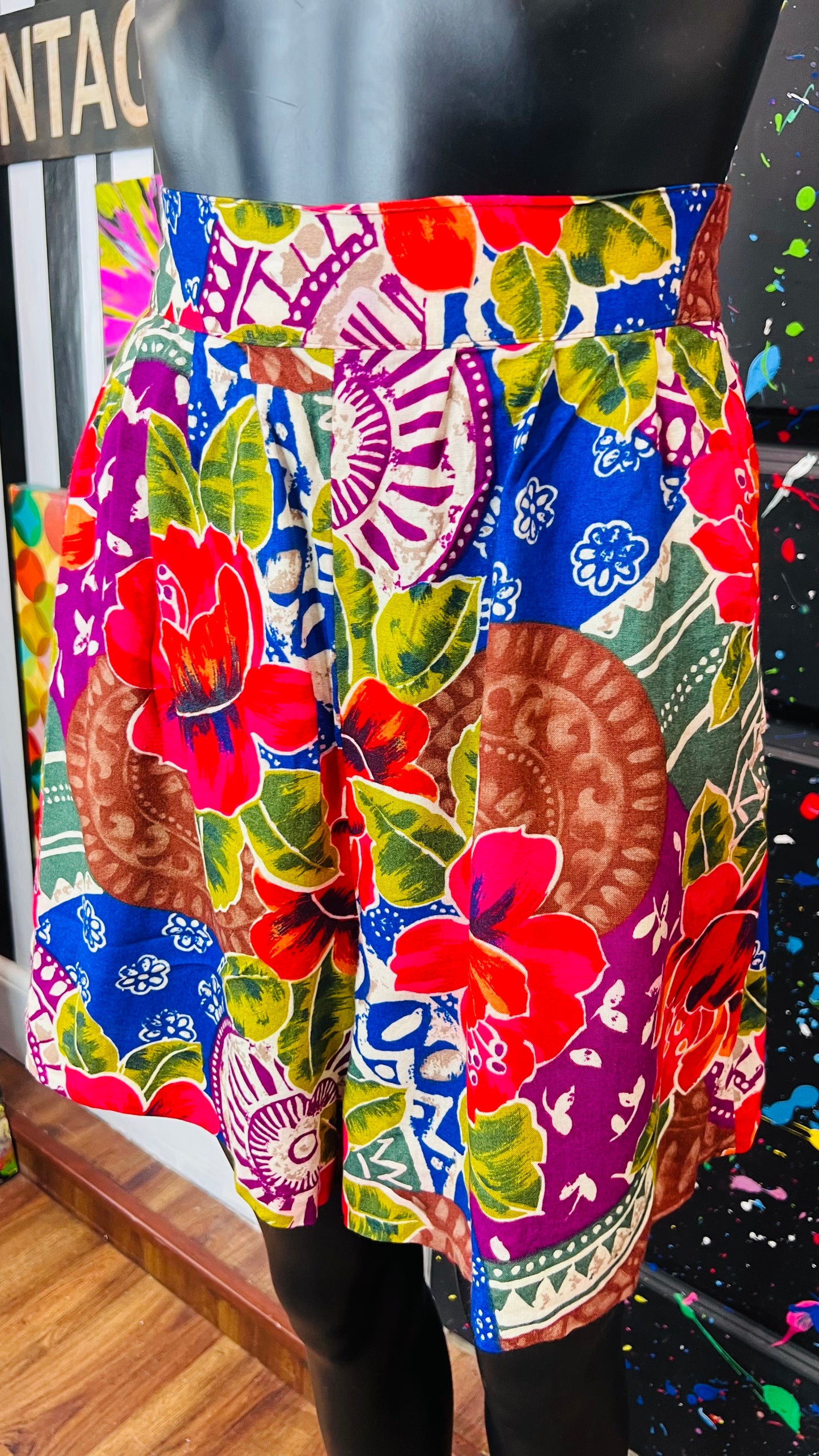 Vintage Rayon Shorts (12)