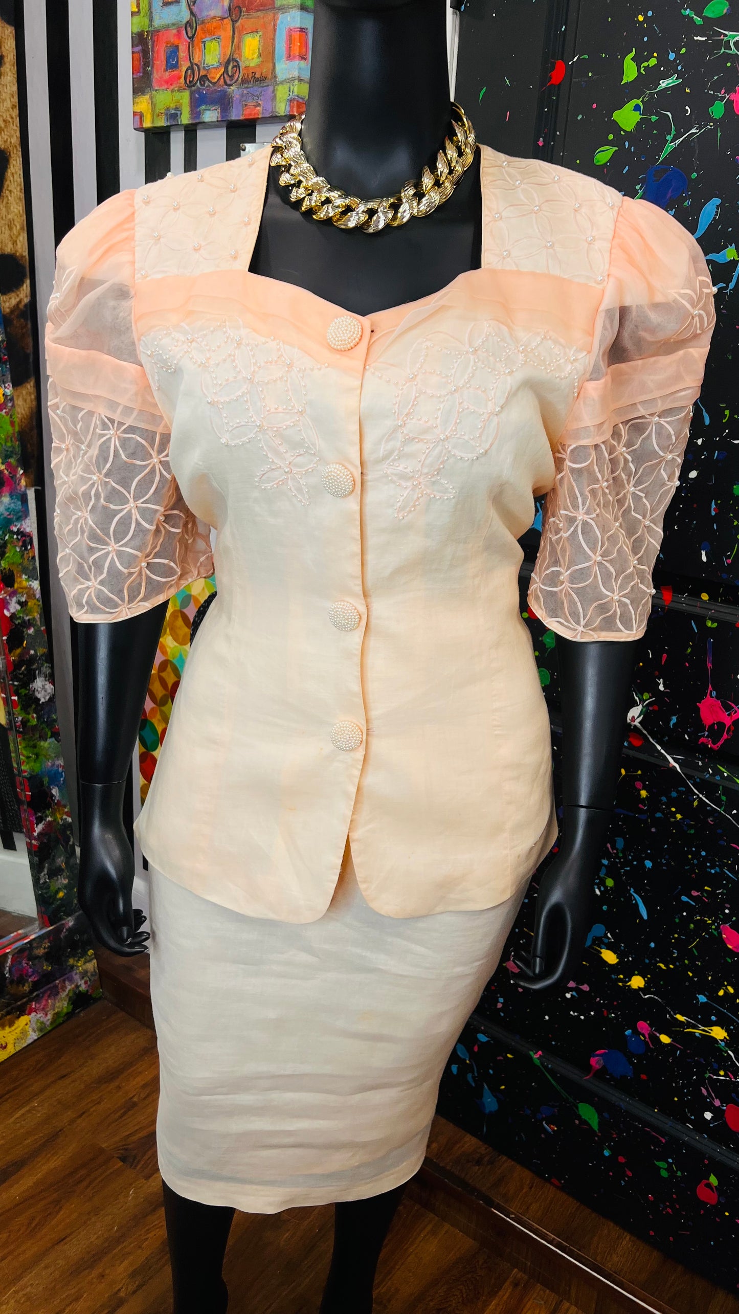 Vintage ‘ACTION’ Skirt Suit (16)