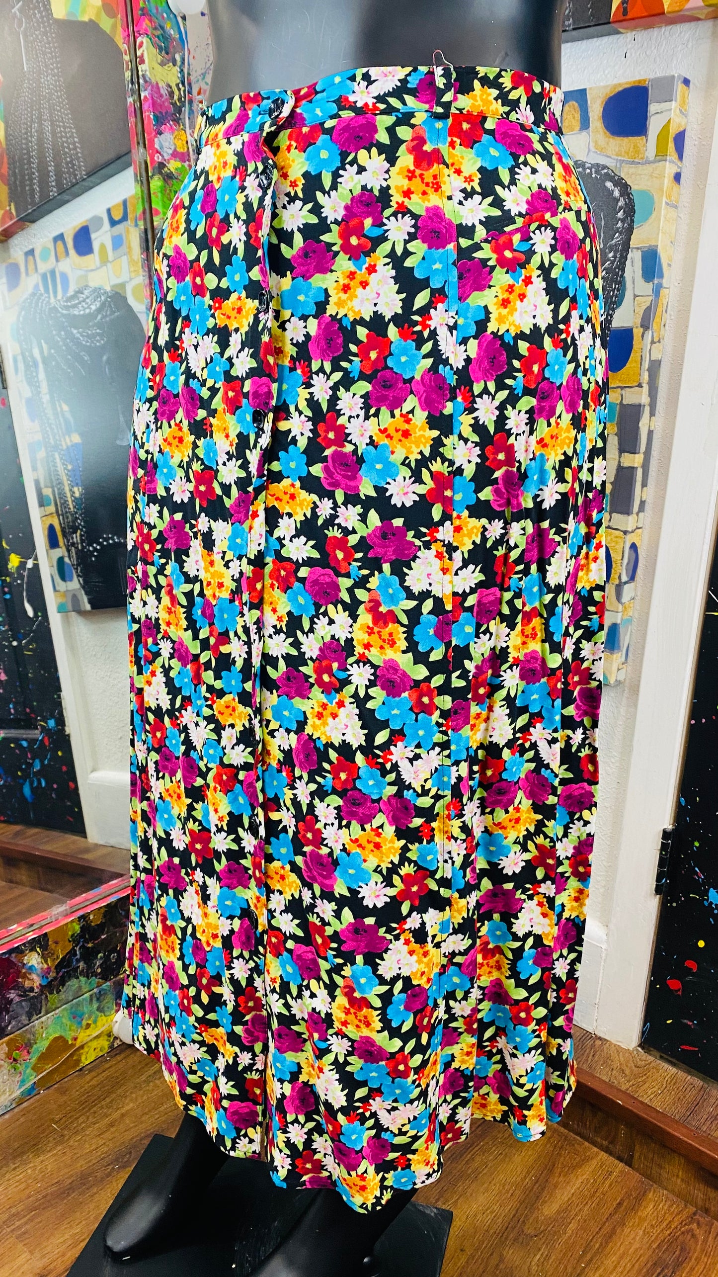 Vintage Floral Skirt