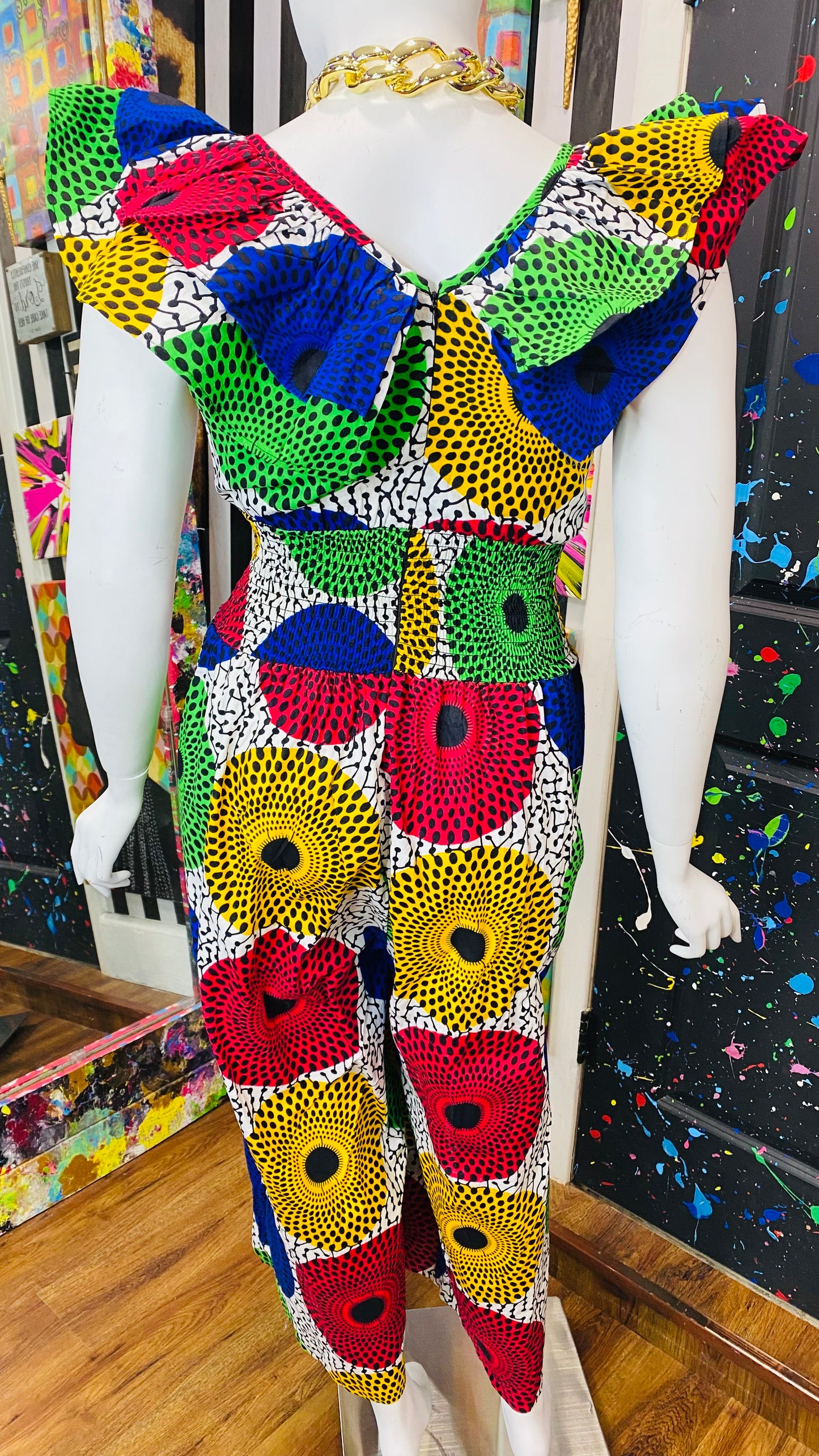 True African Creation - 100% Cotton Jumpsuit (14/16)