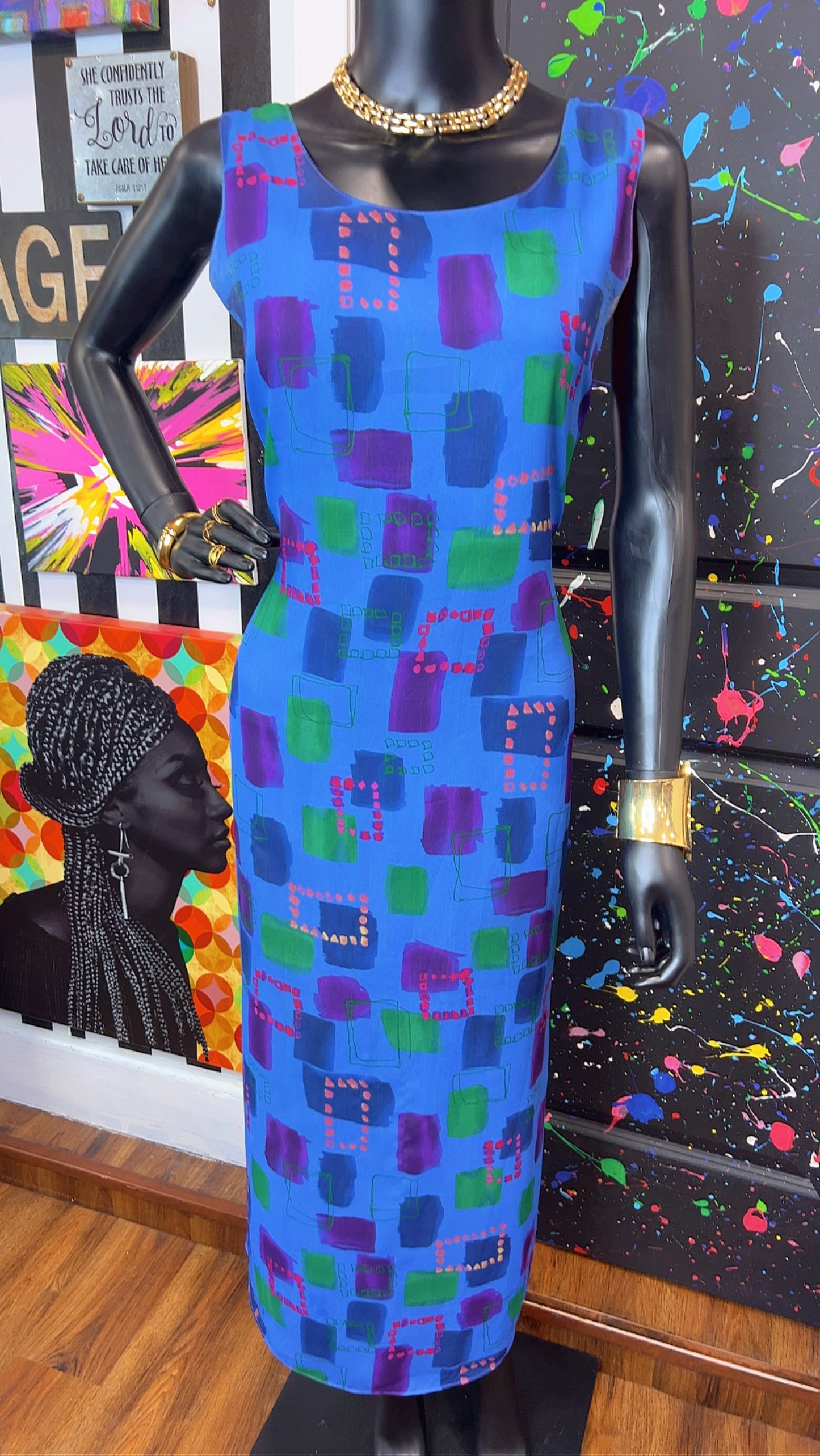 Vintage 90’s Reversible Spring Dress (12)