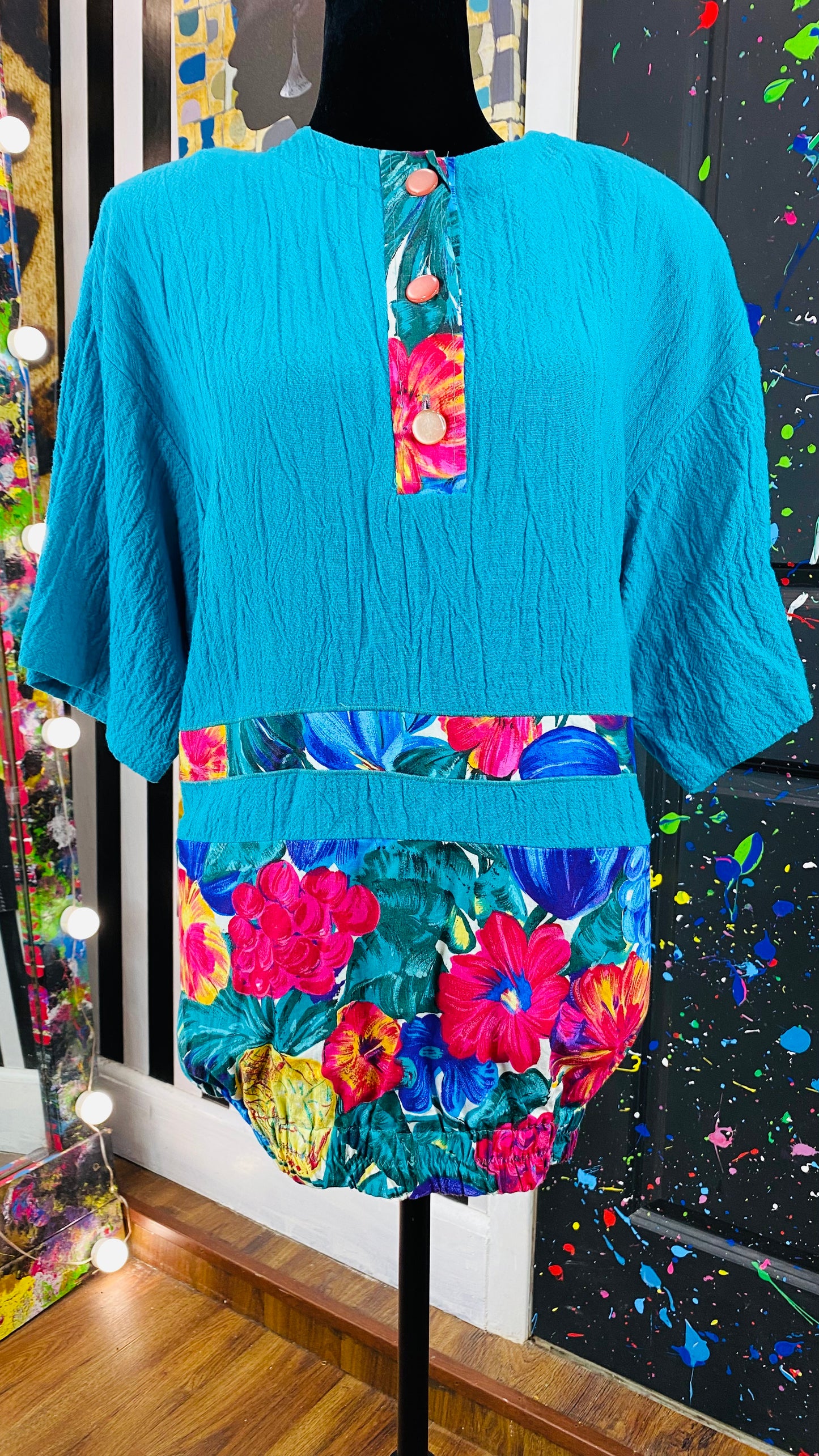 Vintage Bobbie McGee Short Sleeve Blouse