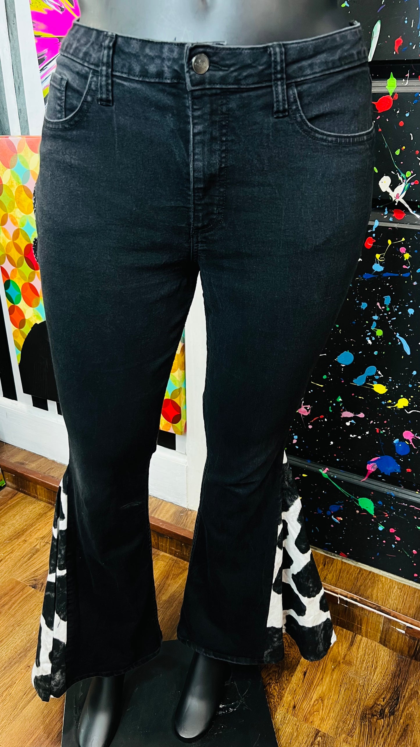 Vintage Inspired Flare Legged Pants (16)