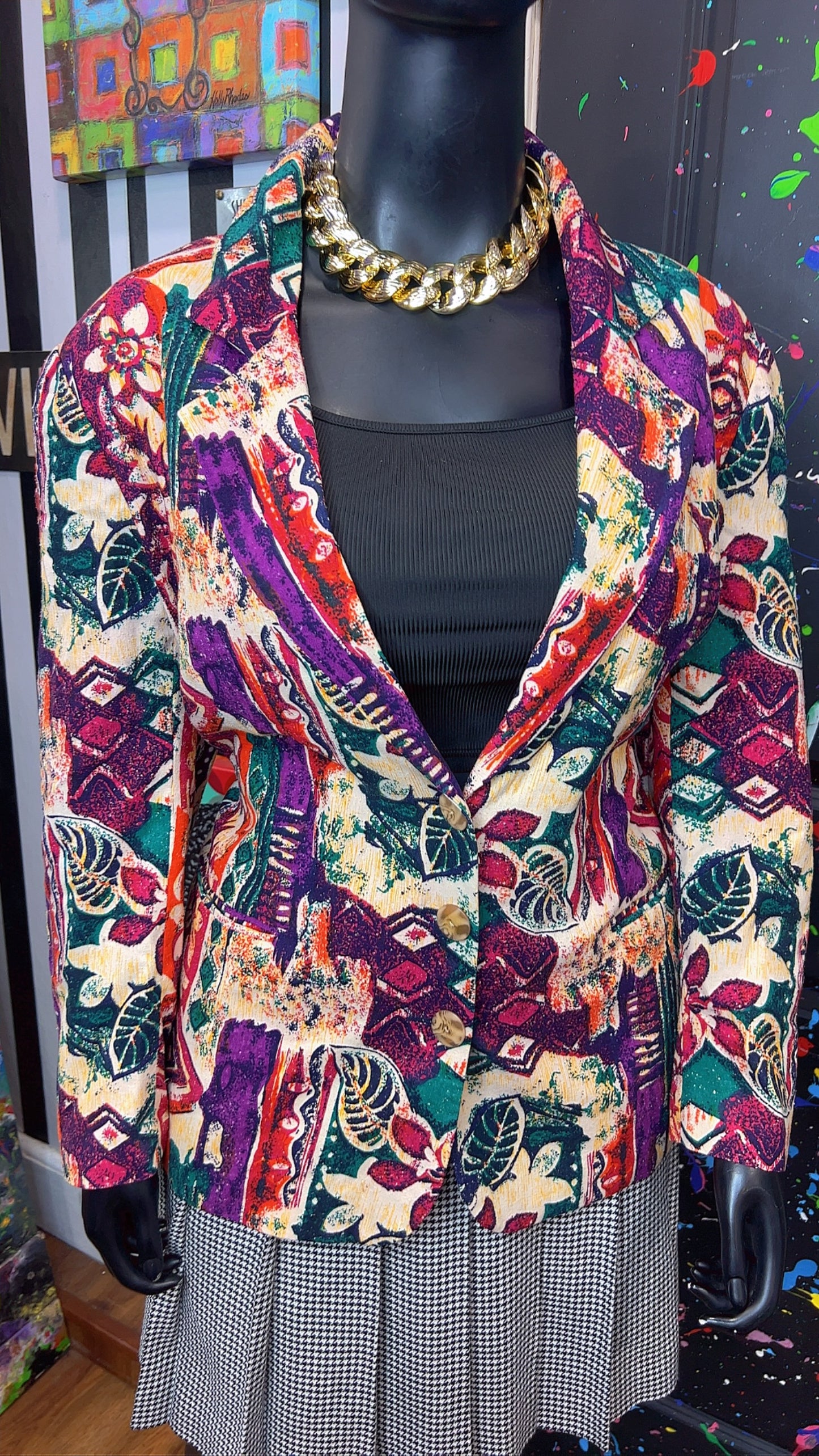 Vintage Abstract Blazer (22)