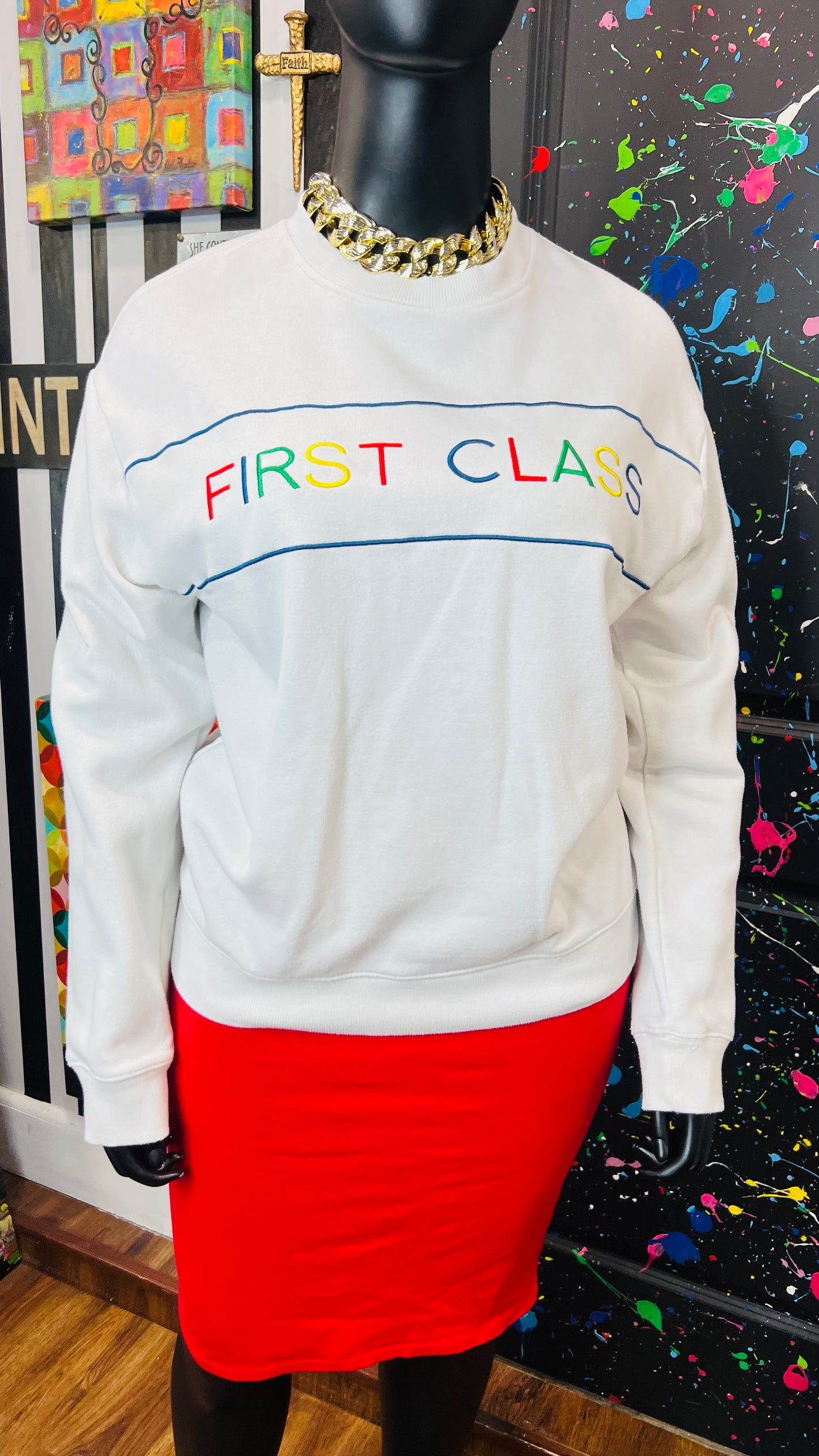 Color Block First Class Sweat Shirt (18)