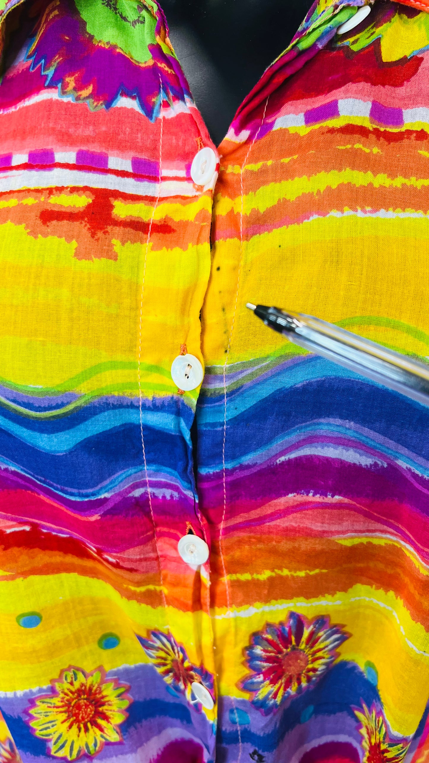 Vintage Rayon Beach Shorts Set (12)