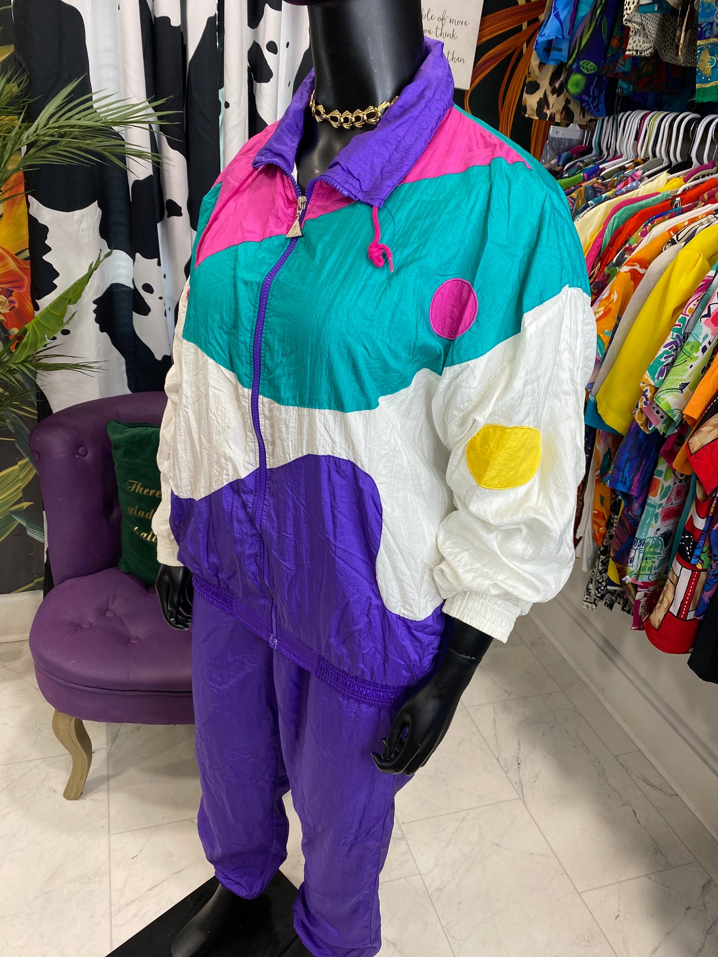 Vintage Casual Isle Windbreaker Set