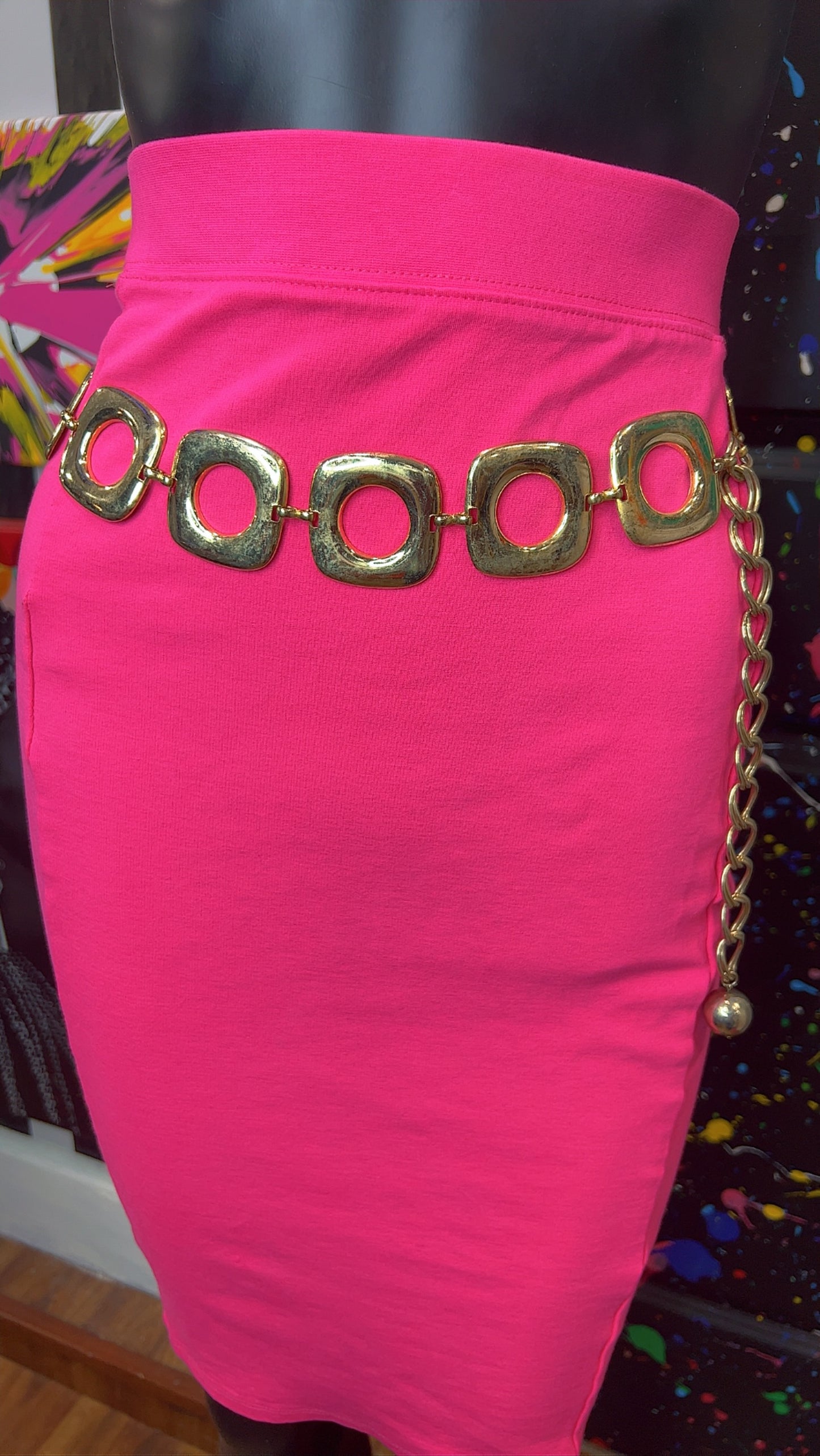 Vintage Gold Chain Belt