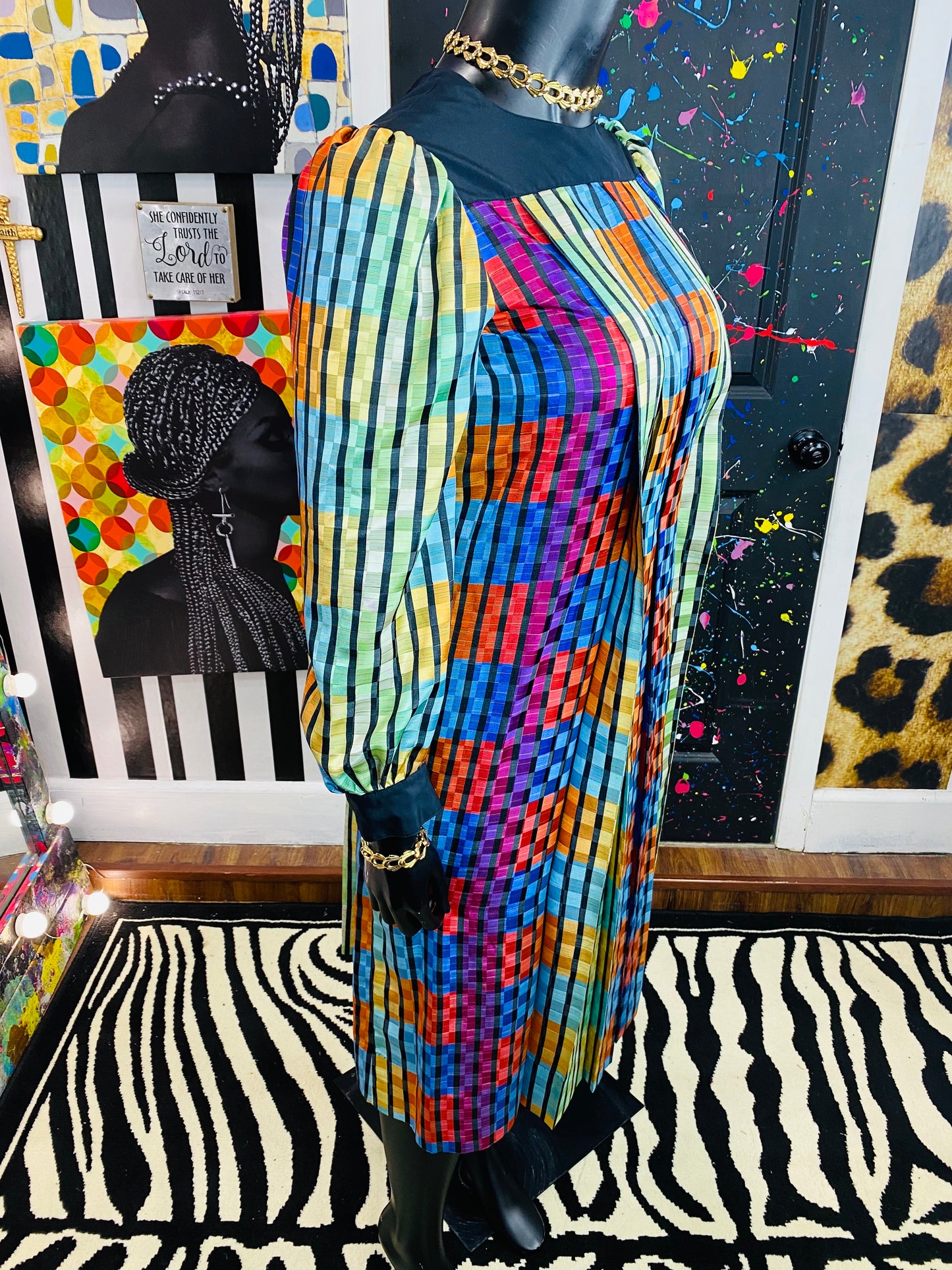 Vintage Long Sleeve Dress