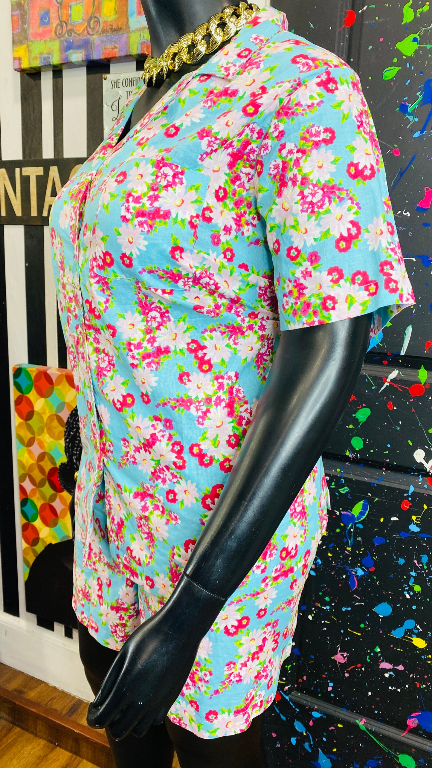 Vintage Floral Shorts Set (22)