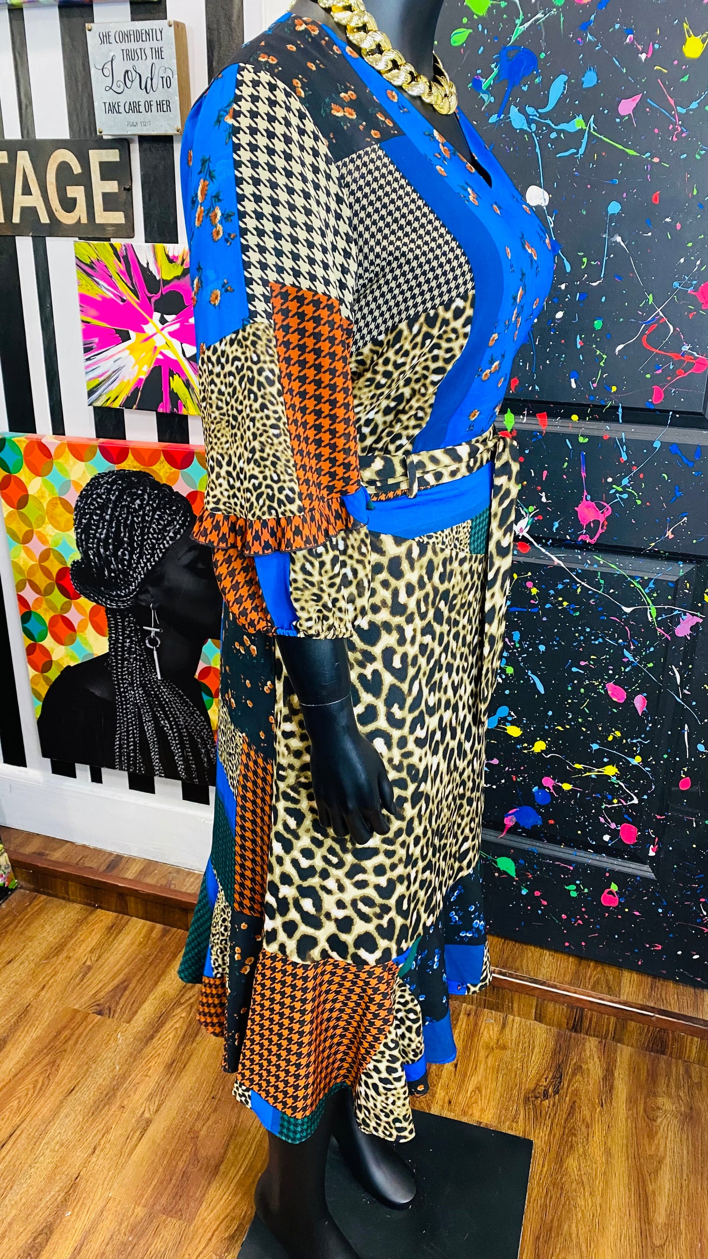 Calvin Klein MixPrint Skirt Set (14)