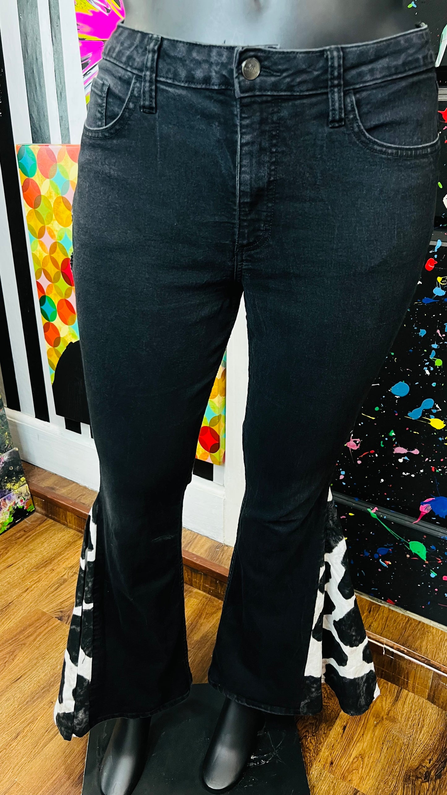 Vintage Inspired Flare Legged Pants (16)