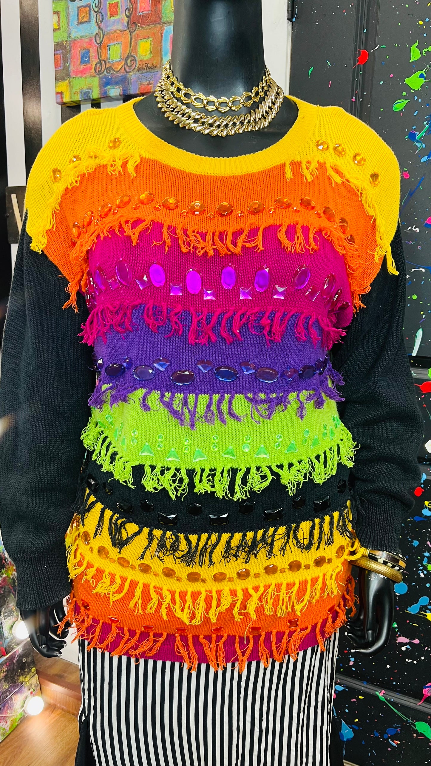 Vintage Shaggy & Jewel Sweater (20)