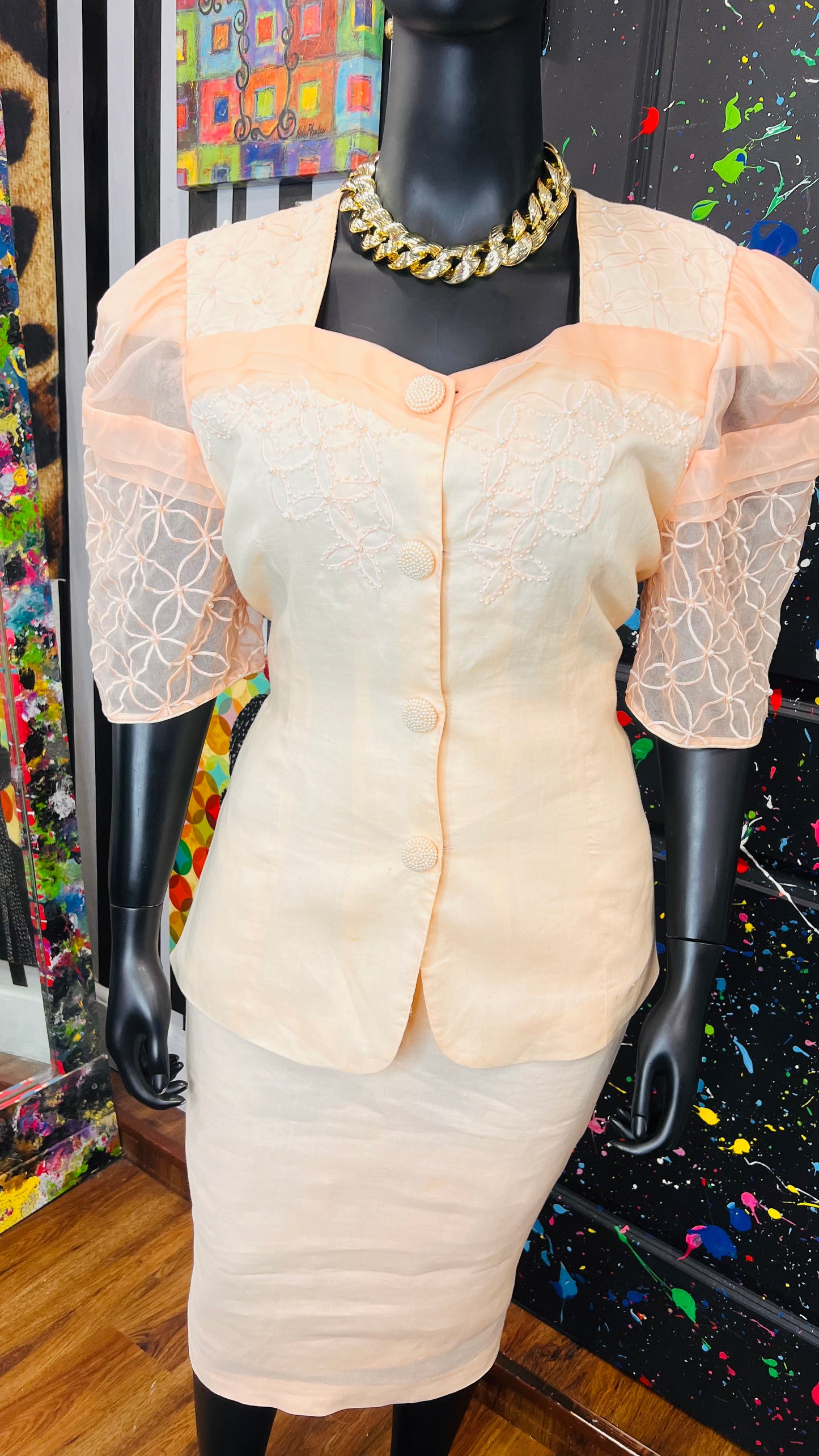 Vintage ‘ACTION’ Skirt Suit (16)