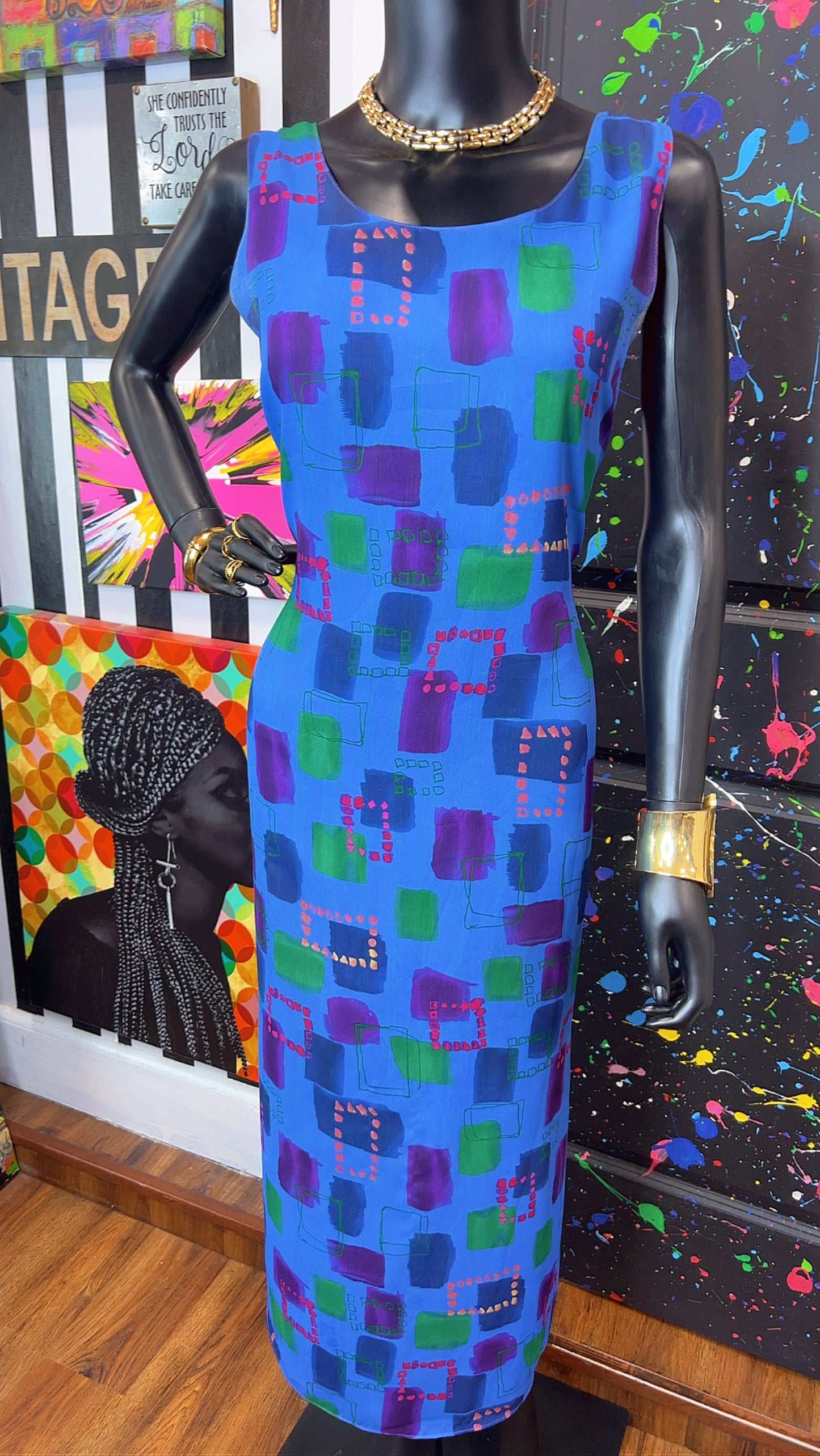 Vintage 90’s Reversible Spring Dress (12)