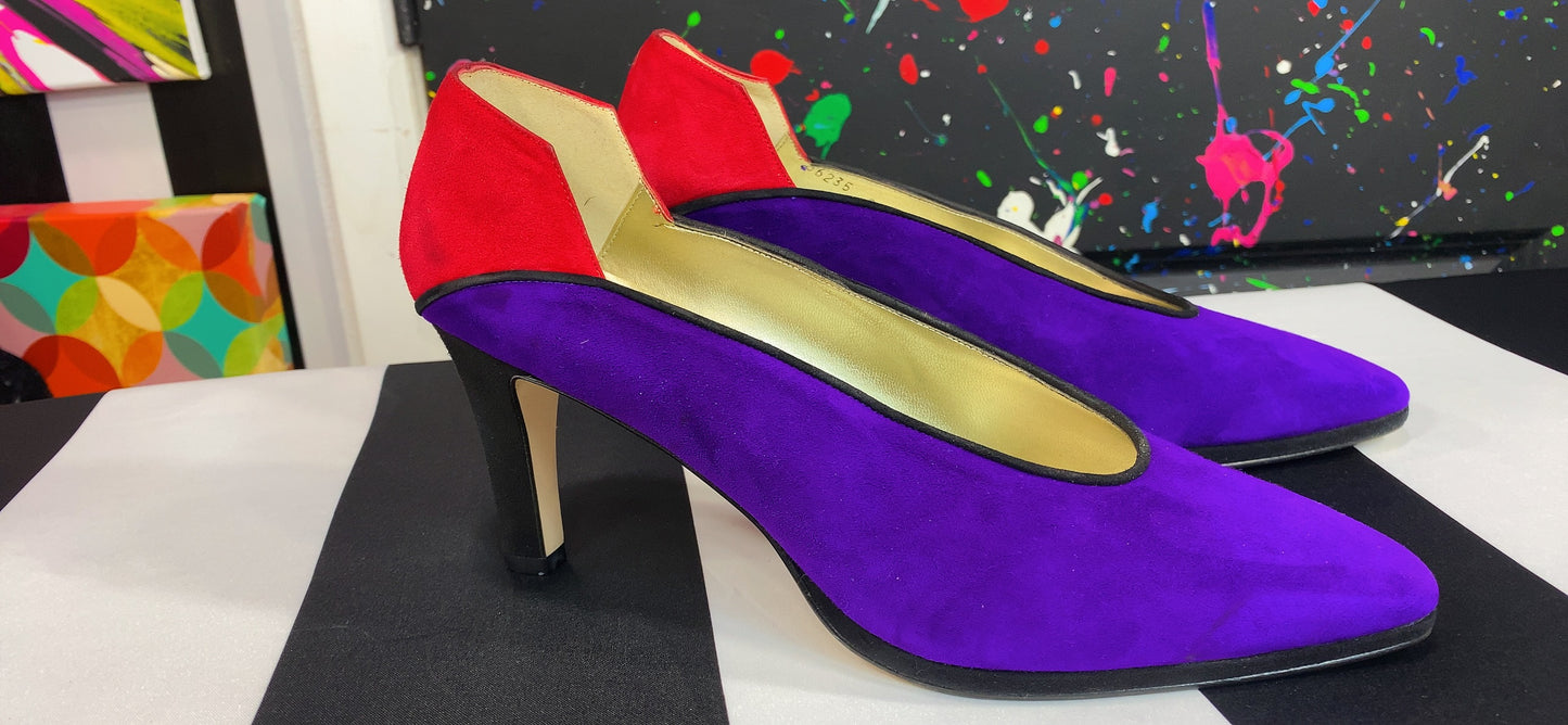 Vintage Proxy Colorblock Heels (9)