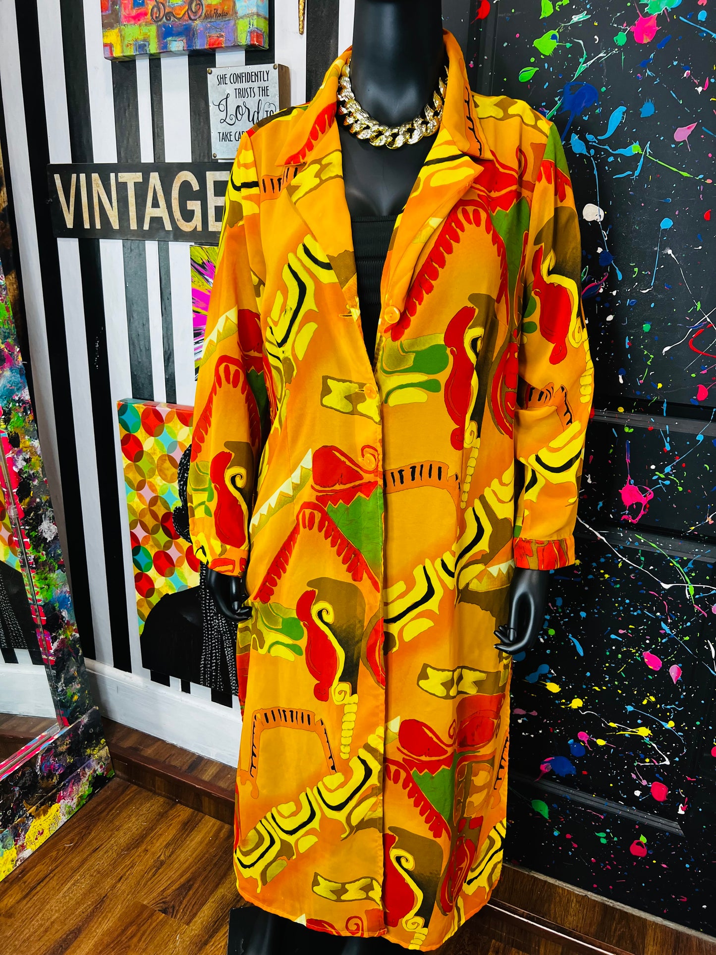 Vintage Sheer Duster/Swim Suit Cover (18)