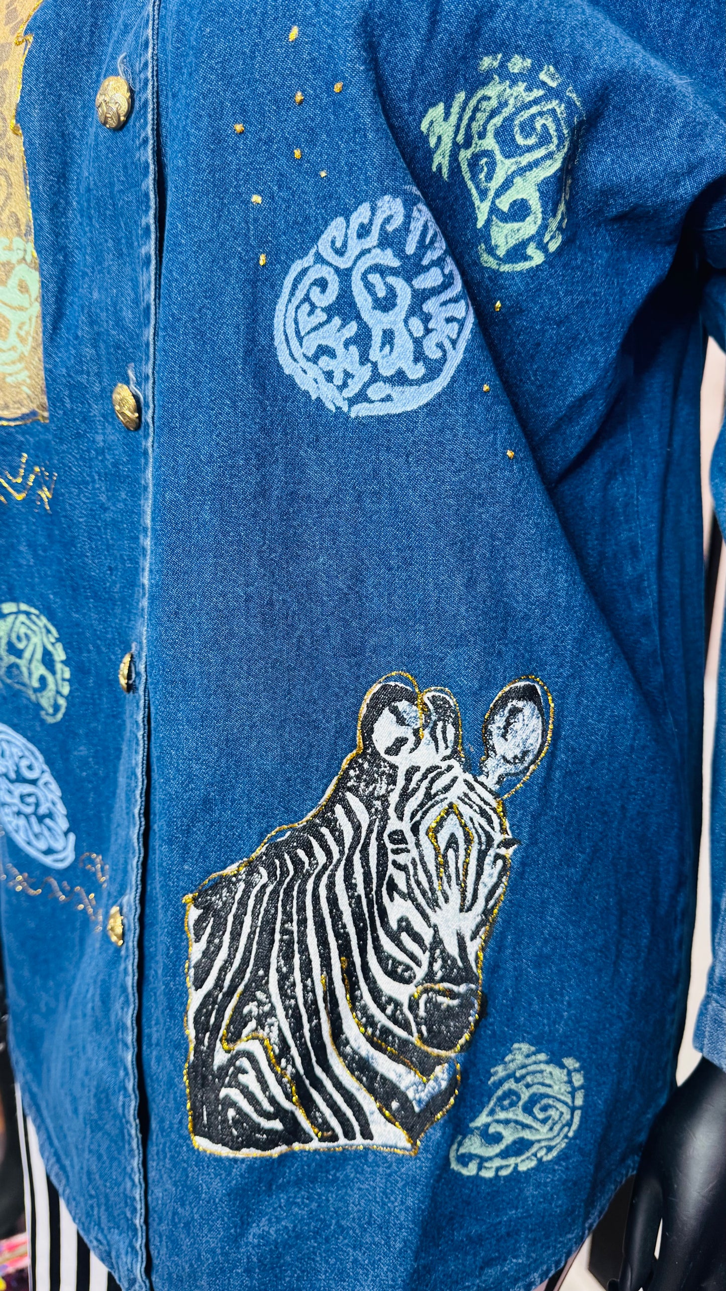 Vintage Denim Safari Blouse (16)