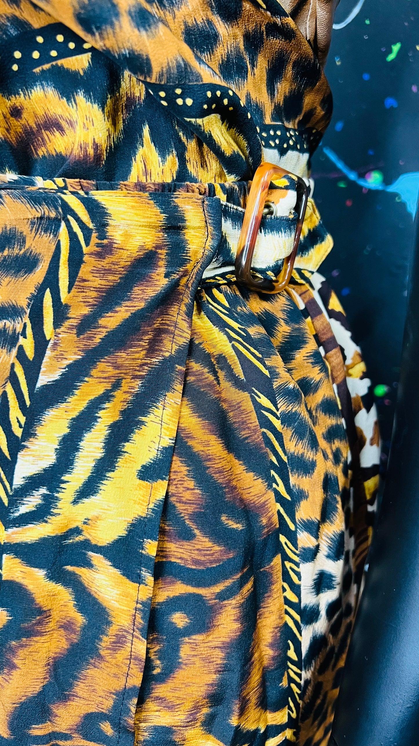 Vintage 100% Silk Diane Gilman Skirt Set (14)