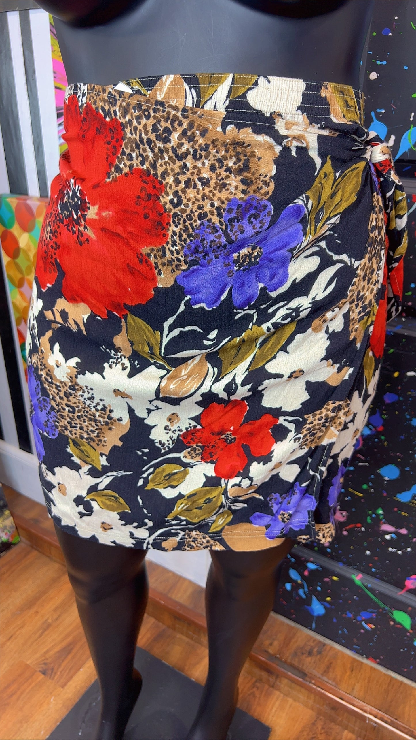 Vintage Deadstock Carole Little Sarong Skirt (14)