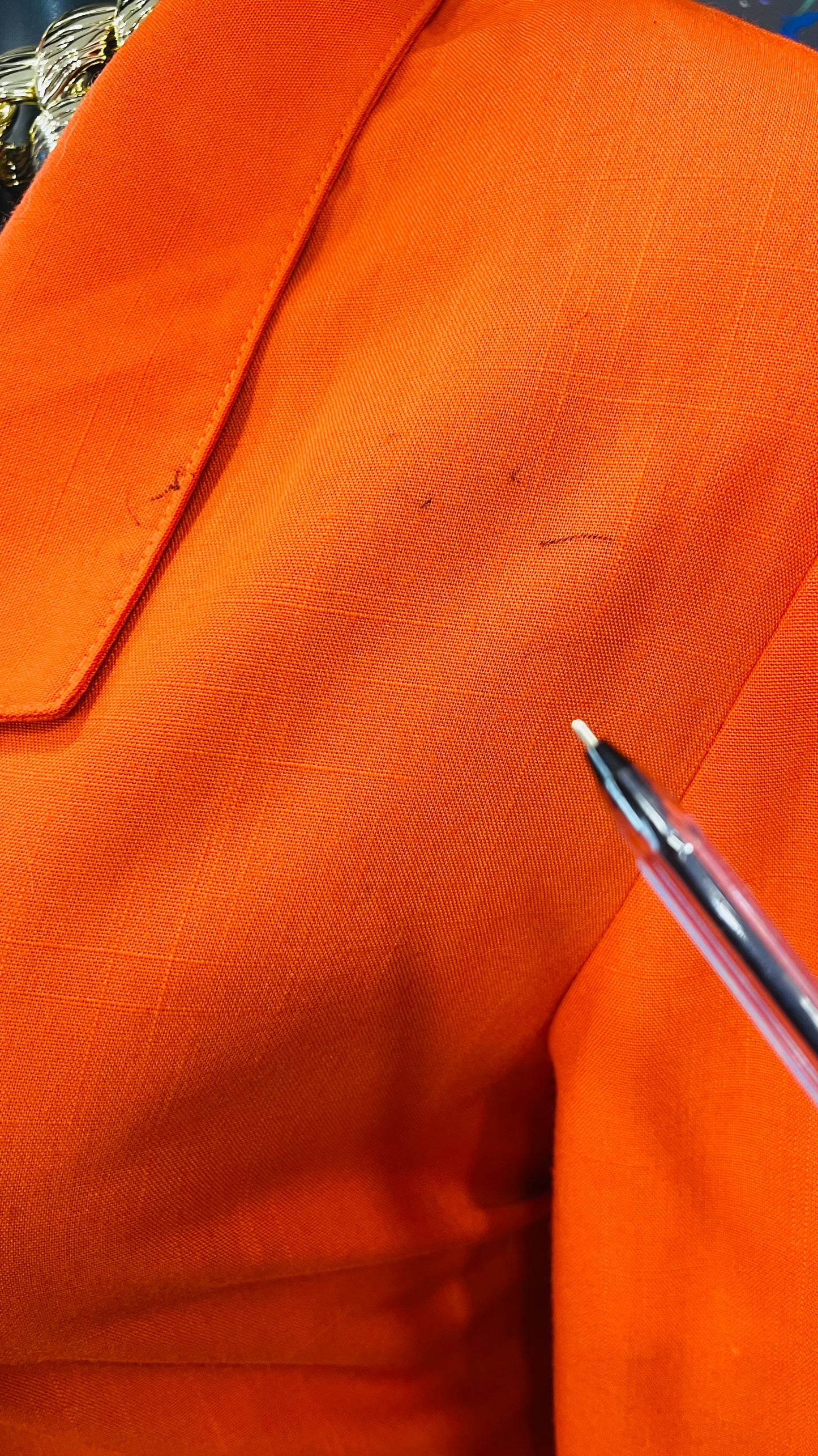 Vintage Orange Skirt Suit (20W)