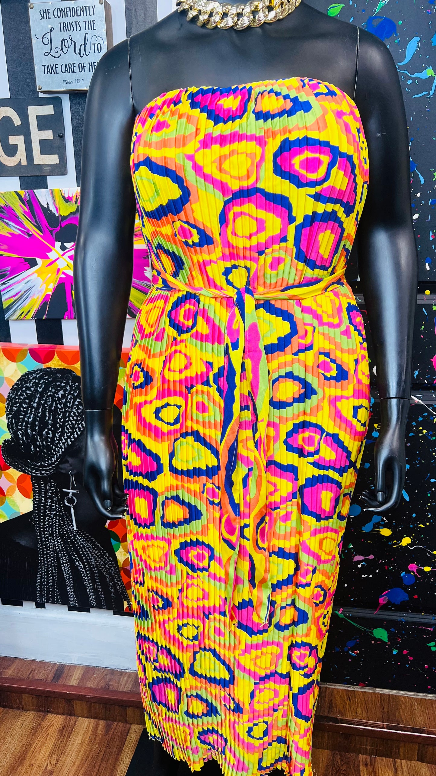 Lane Bryant Accordion Tube Dress -New w/ Tags (22/24)