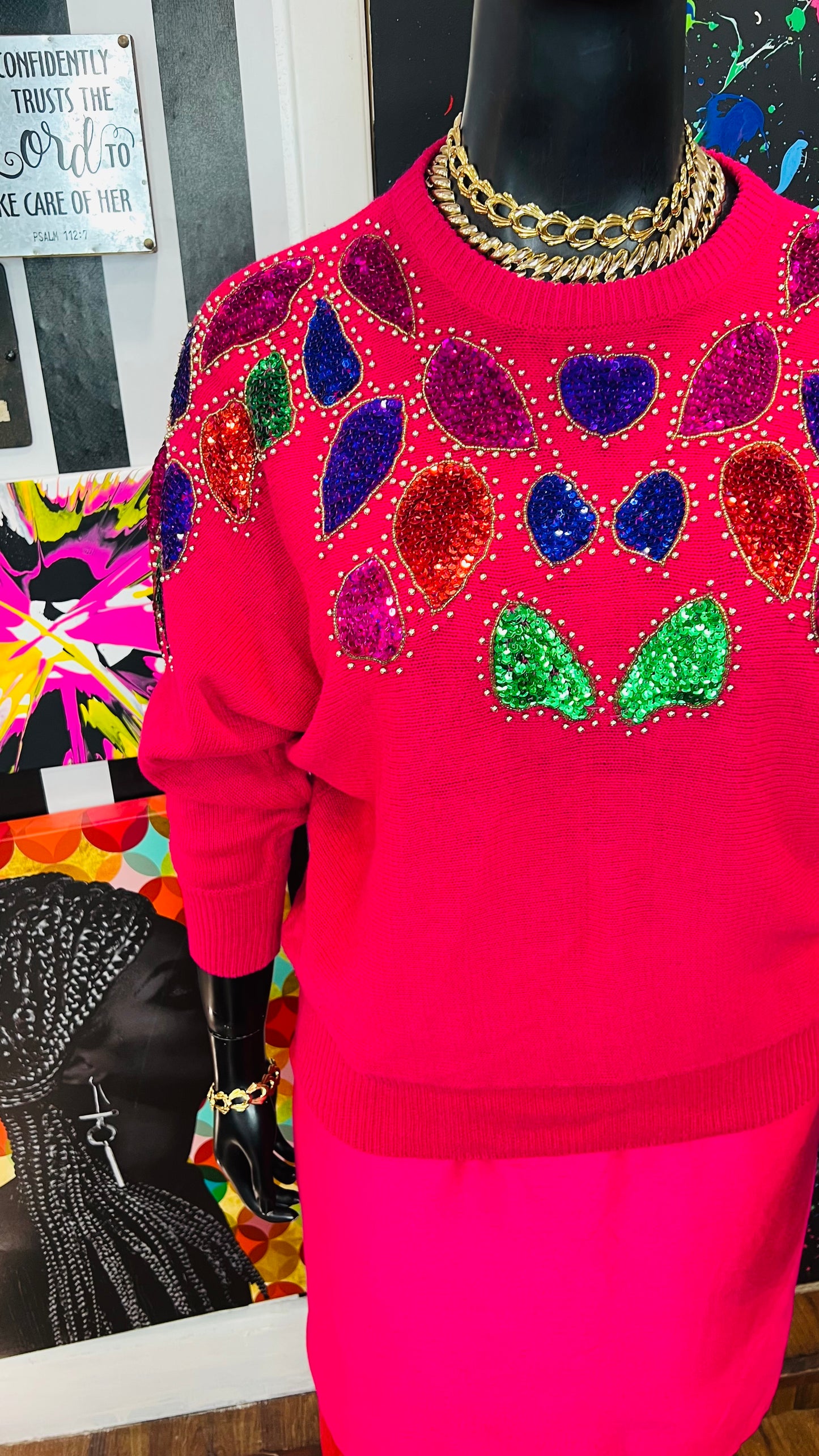 Vintage Diana Marco Sweater (22W)