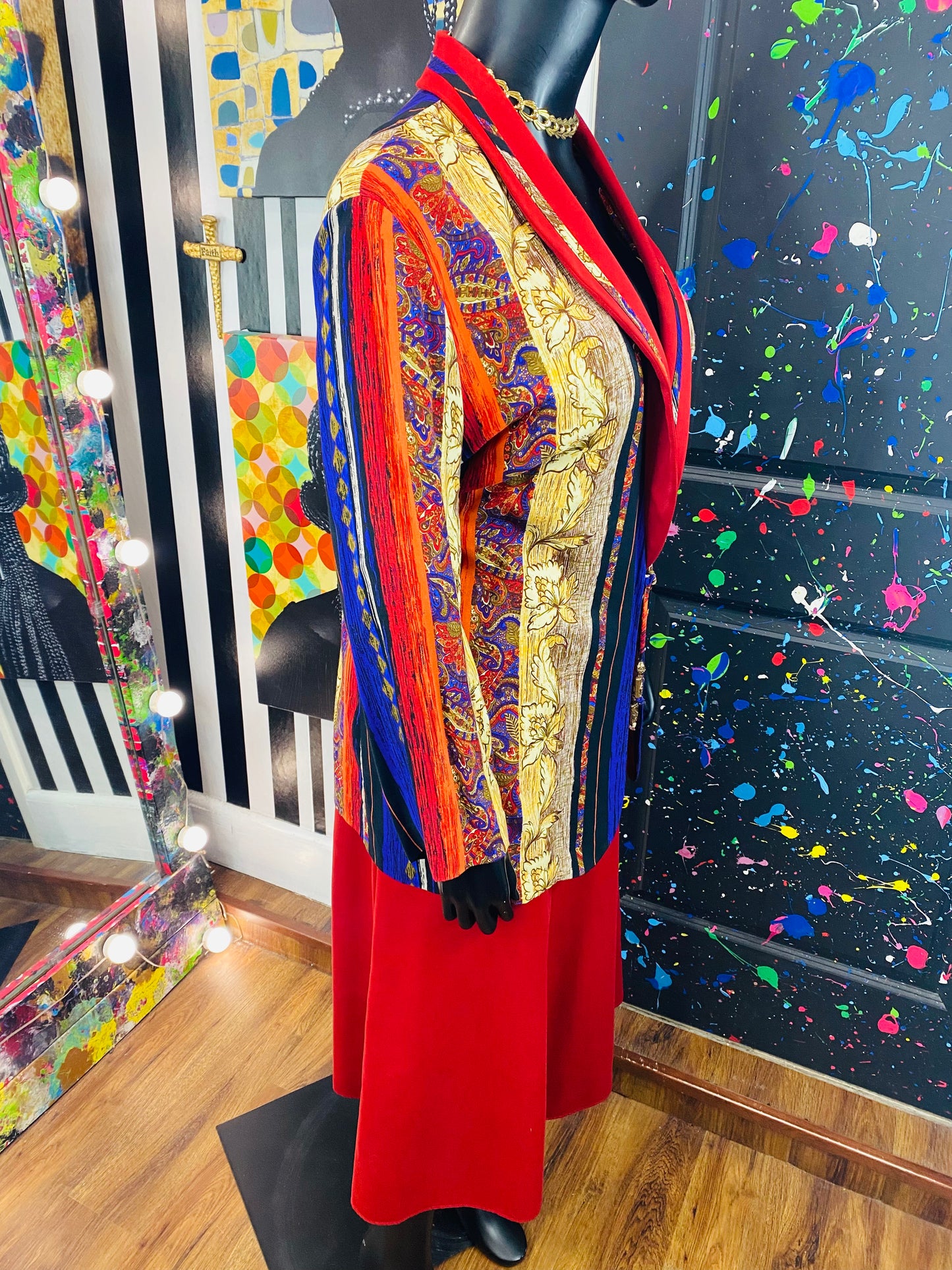 Vintage Sunny Lady 2pc Skirt Set