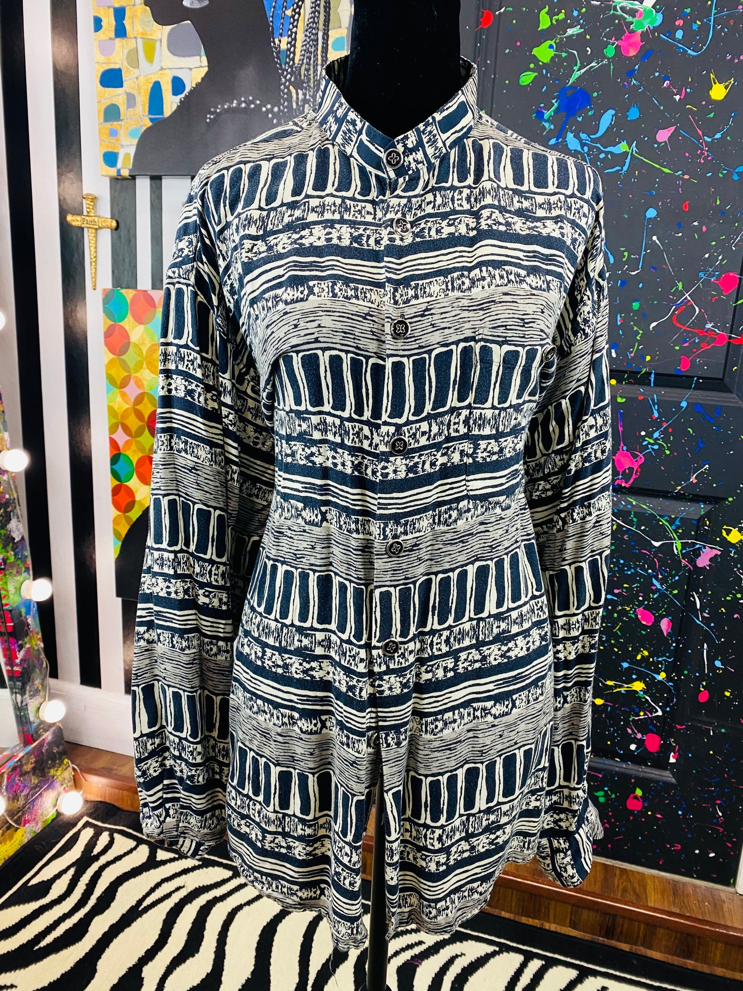 Vintage Long Sleeve Blouse