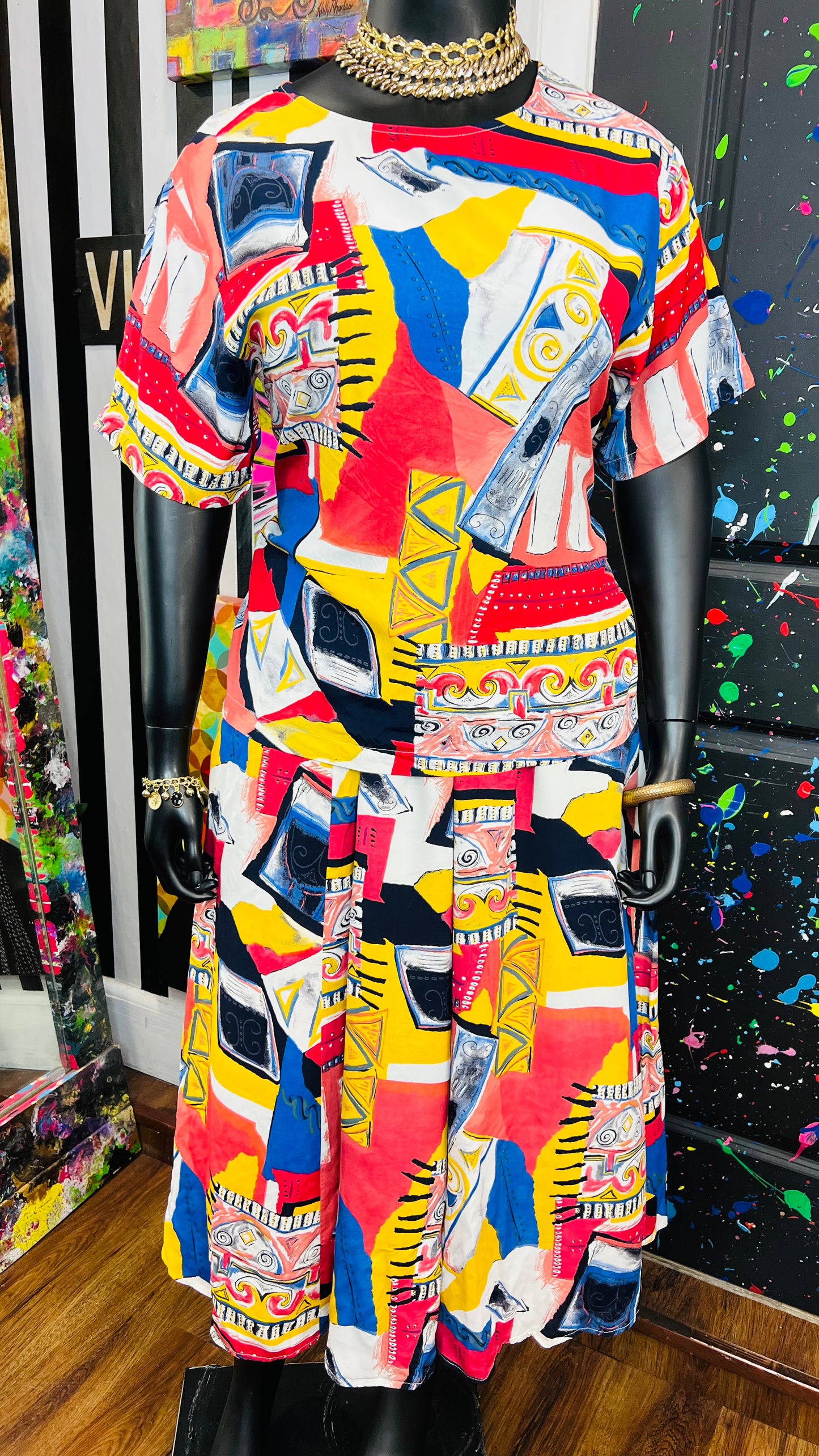 Vintage Kane Drawstring Skirt Set (14)