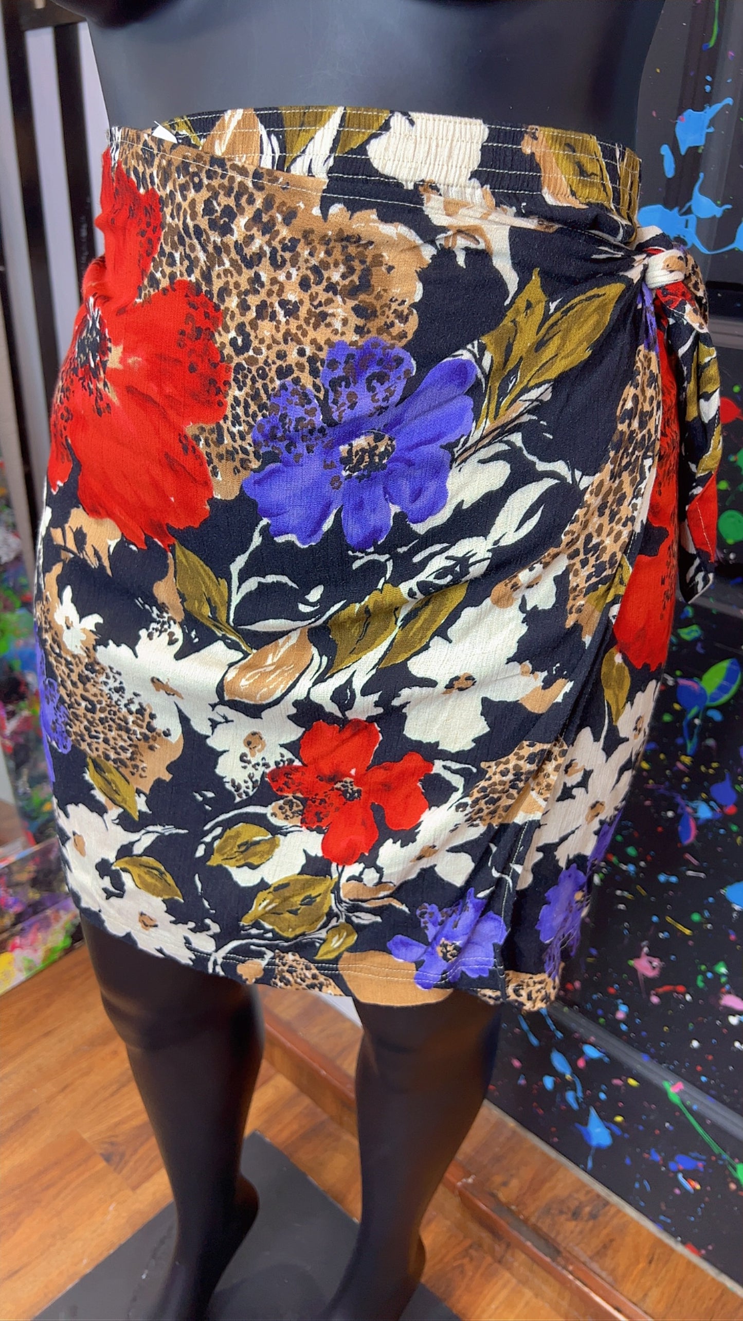 Vintage Deadstock Carole Little Sarong Skirt (14)